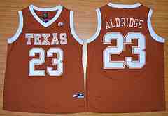 Texas Longhorns LaMarcus Aldridge 23 NCAA Basketball Throwback Jersey - Burnt Orange
