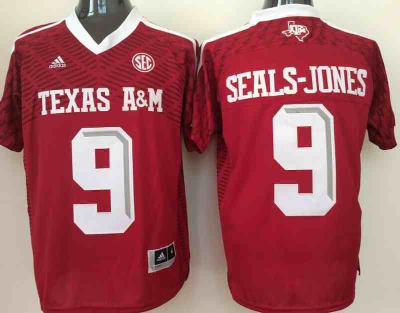 Texas A&M Aggies 9 Ricky Seals-Jones Red College Jersey