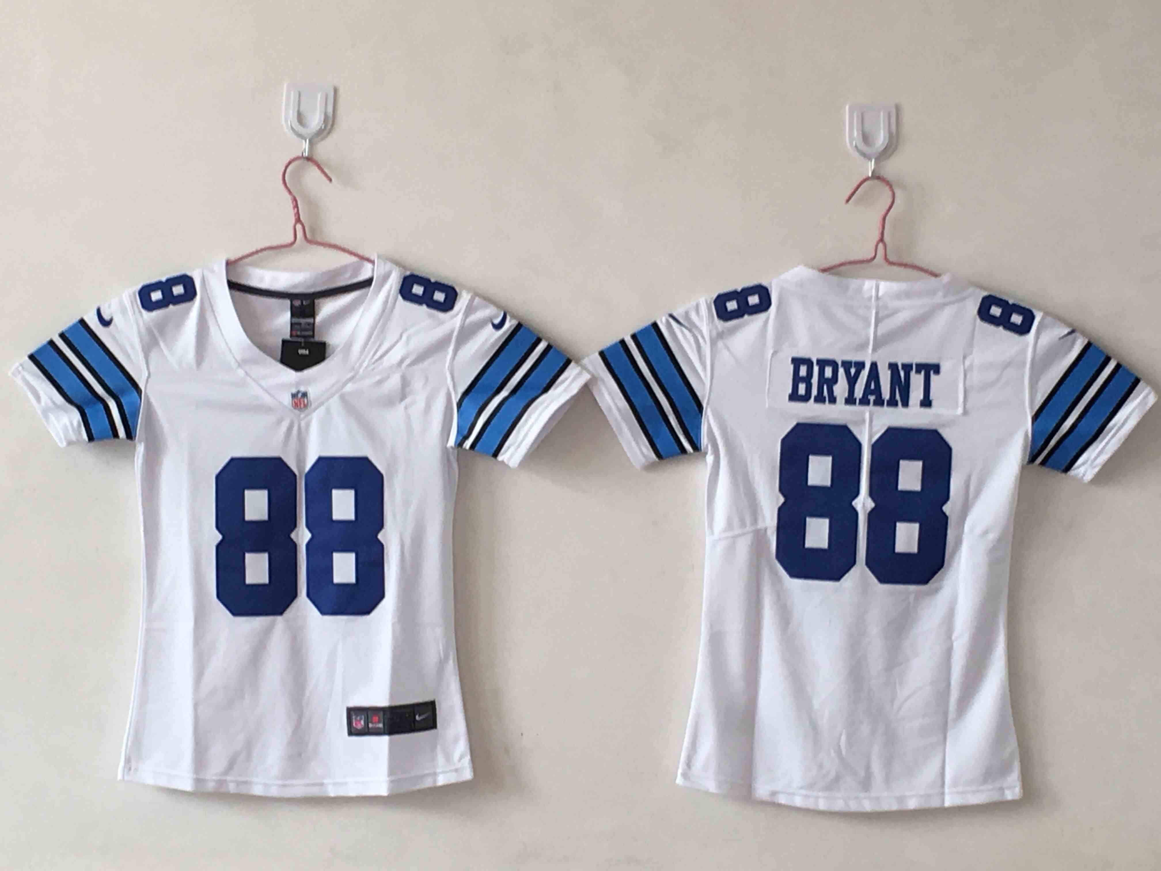 Women's Dallas Cowboys 88  Dez Bryant White  Limited Jersey