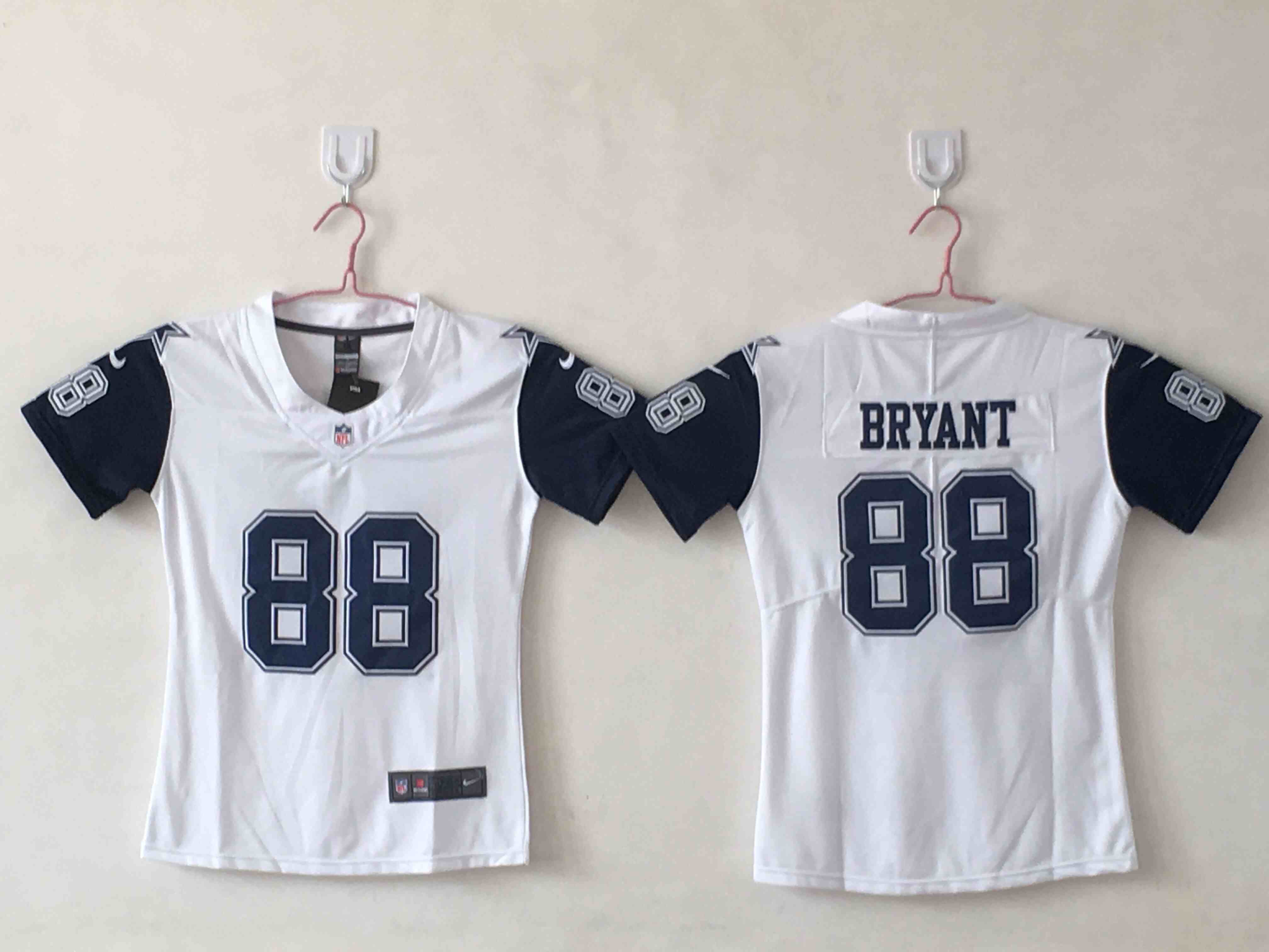 Women's Dallas Cowboys 88 Dez Bryant Thanksgiving White  Limited Jersey