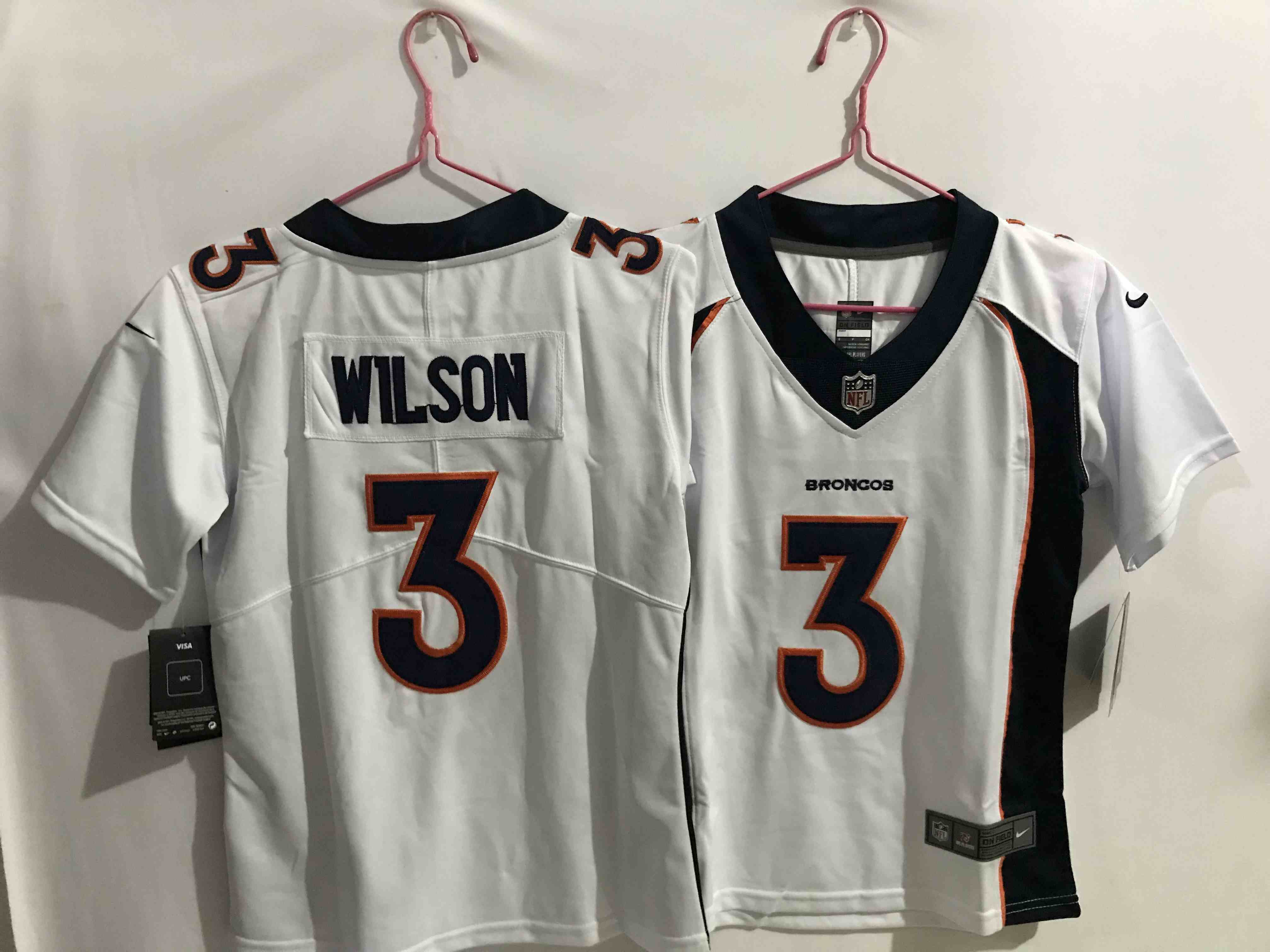 Youth Denver Broncos #3 Russell Wilson White Vapor Limited Stitched Jersey