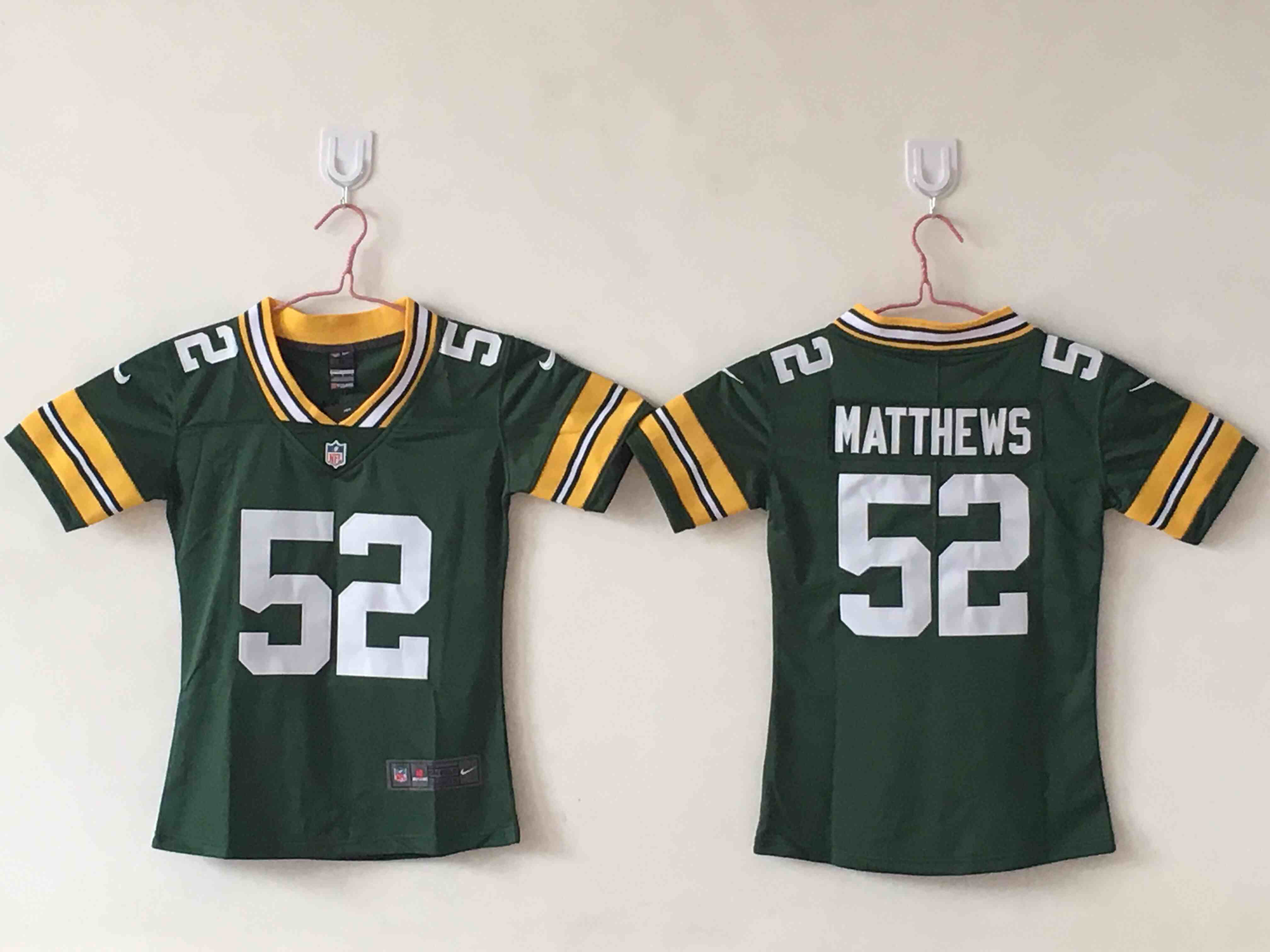 Women's Green Bay Packers #52 Clay Matthews Green Limited  Jersey