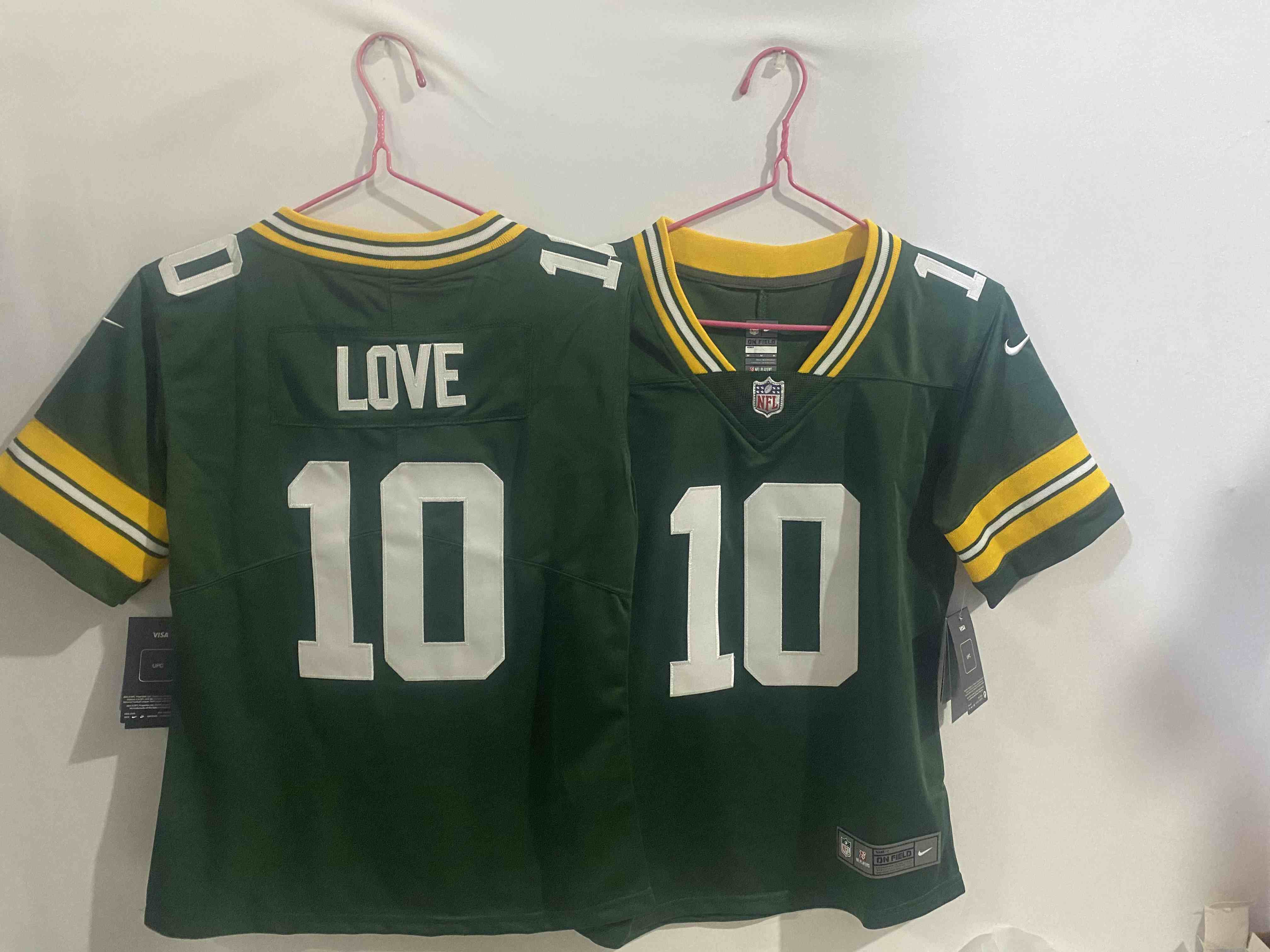 Women's Green Bay Packers #10 Jordan Love Green Limited  Jersey
