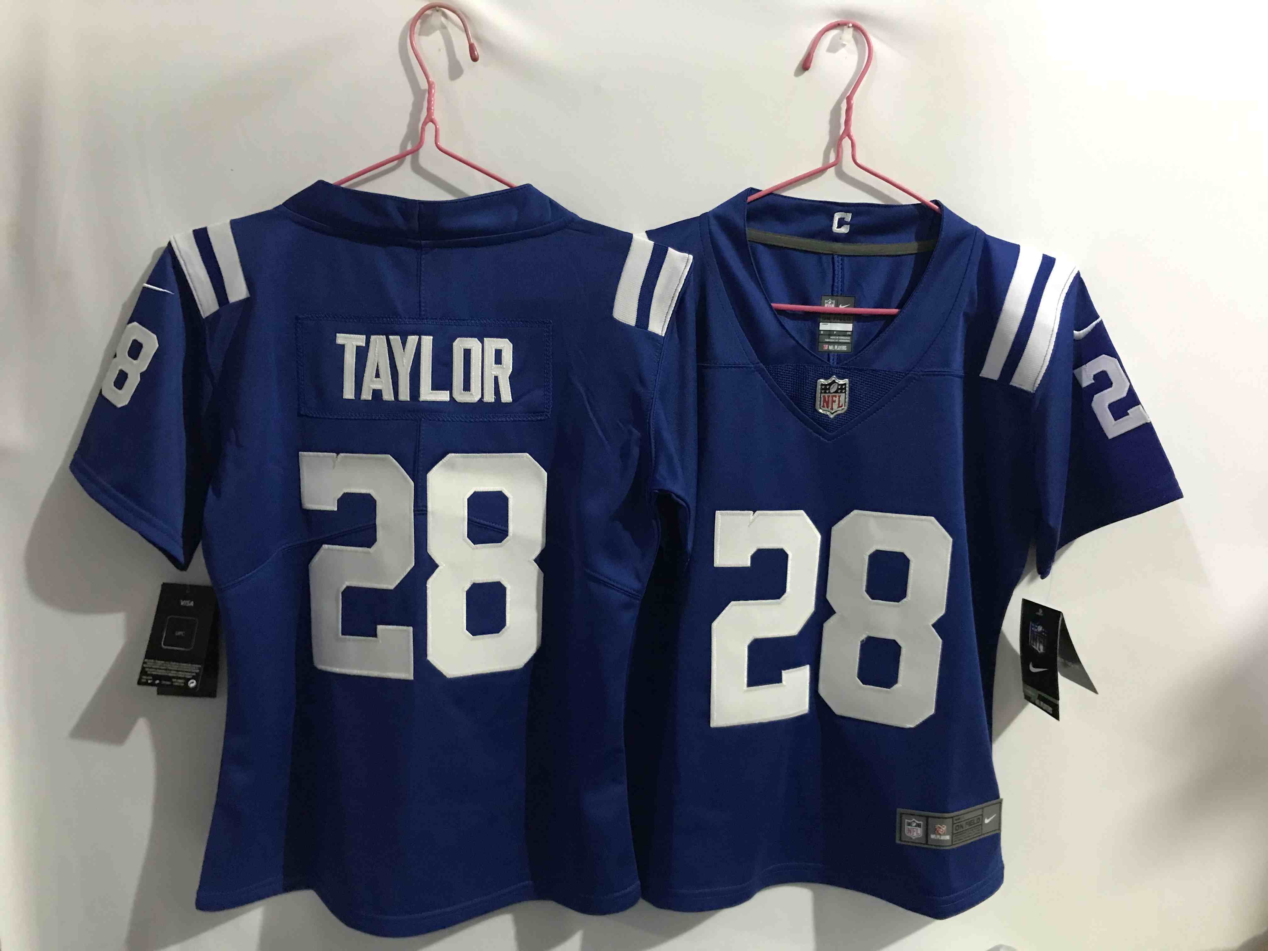 Youth Indianapolis Colts #28 Jonathan Taylor Blue Vapor Untouchable Limited Stitched Jersey
