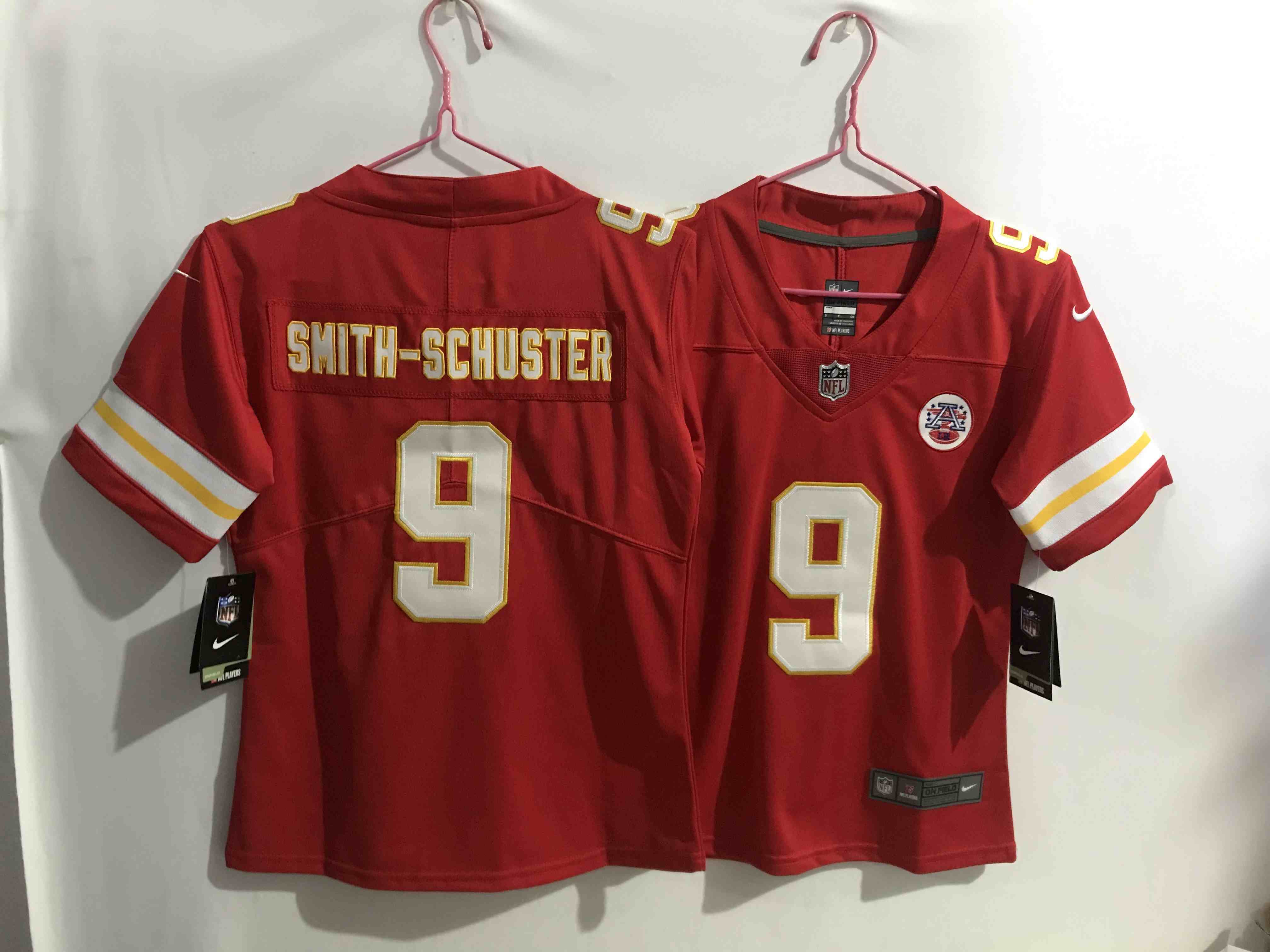 Women's Kansas City Chiefs #9 JuJu Smith-Schuster Vapor Untouchable Red Limited Stitched Football Jersey