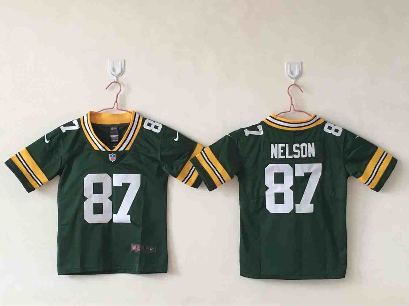 Youth Green Bay Packers #87 Jordy Nelson Green Limited  Jersey