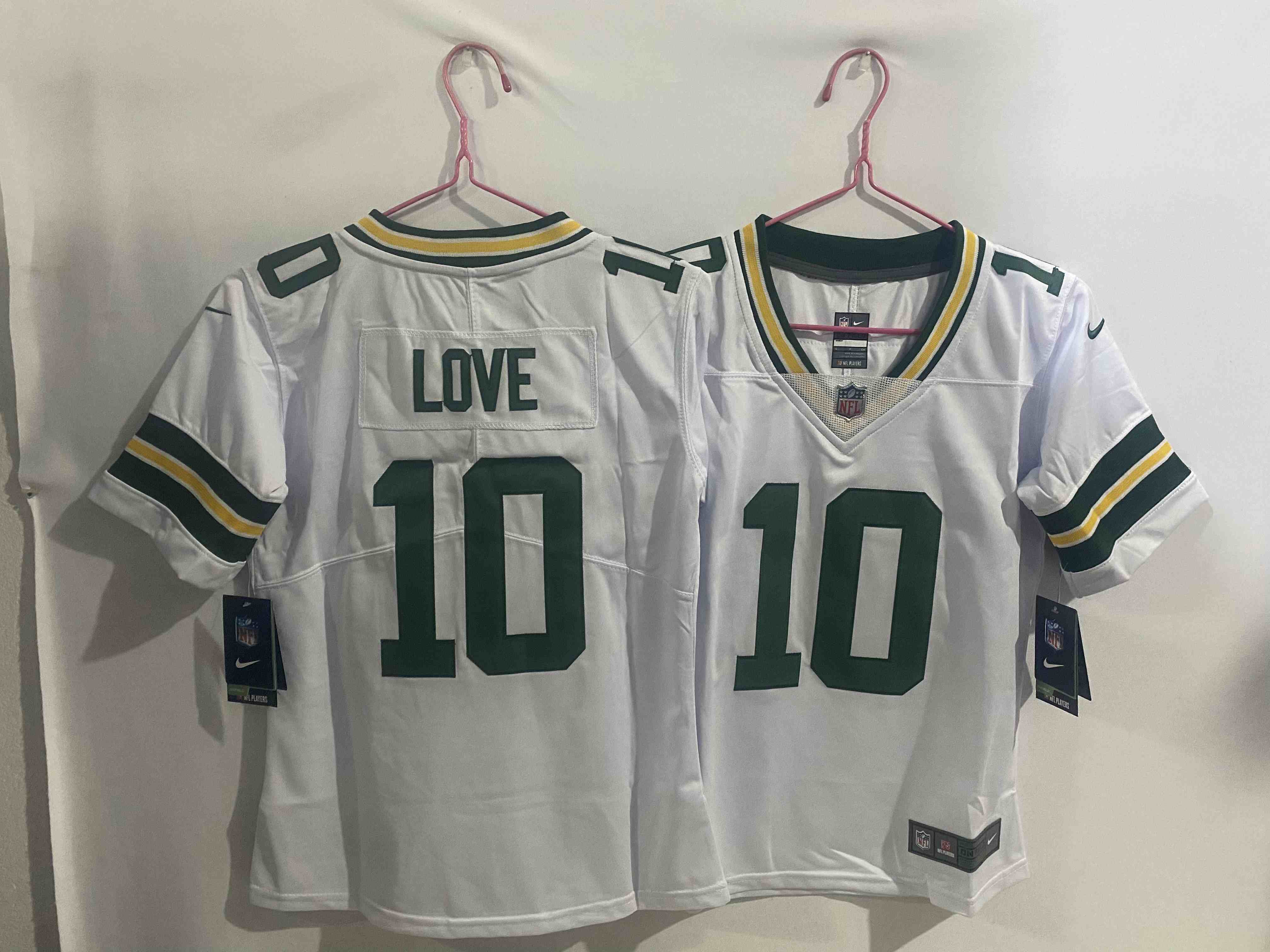 Youth Green Bay Packers #10 Jordan Love  White Limited  Jersey