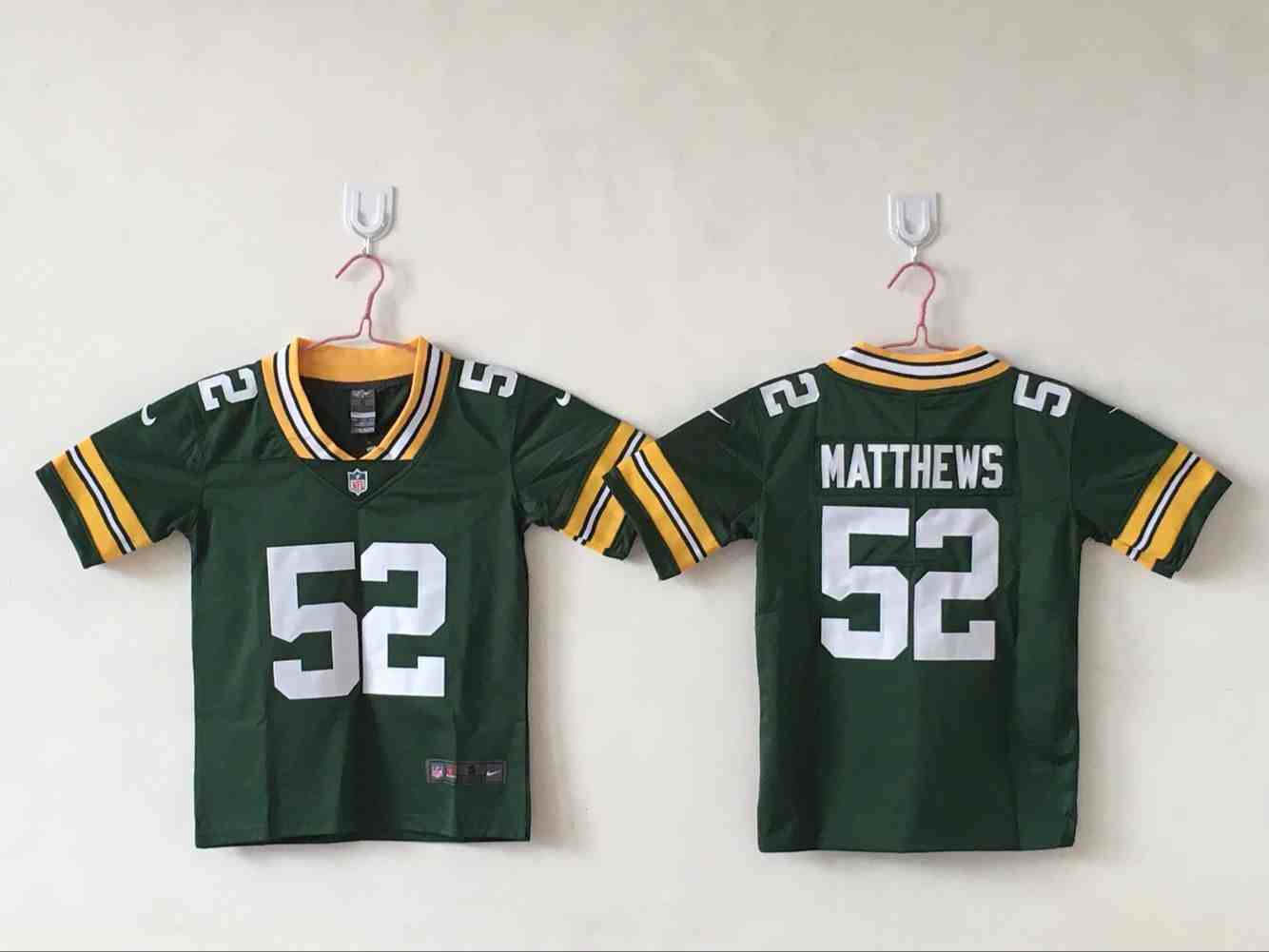Youth Green Bay Packers #52 Clay Matthews Green Limited  Jersey