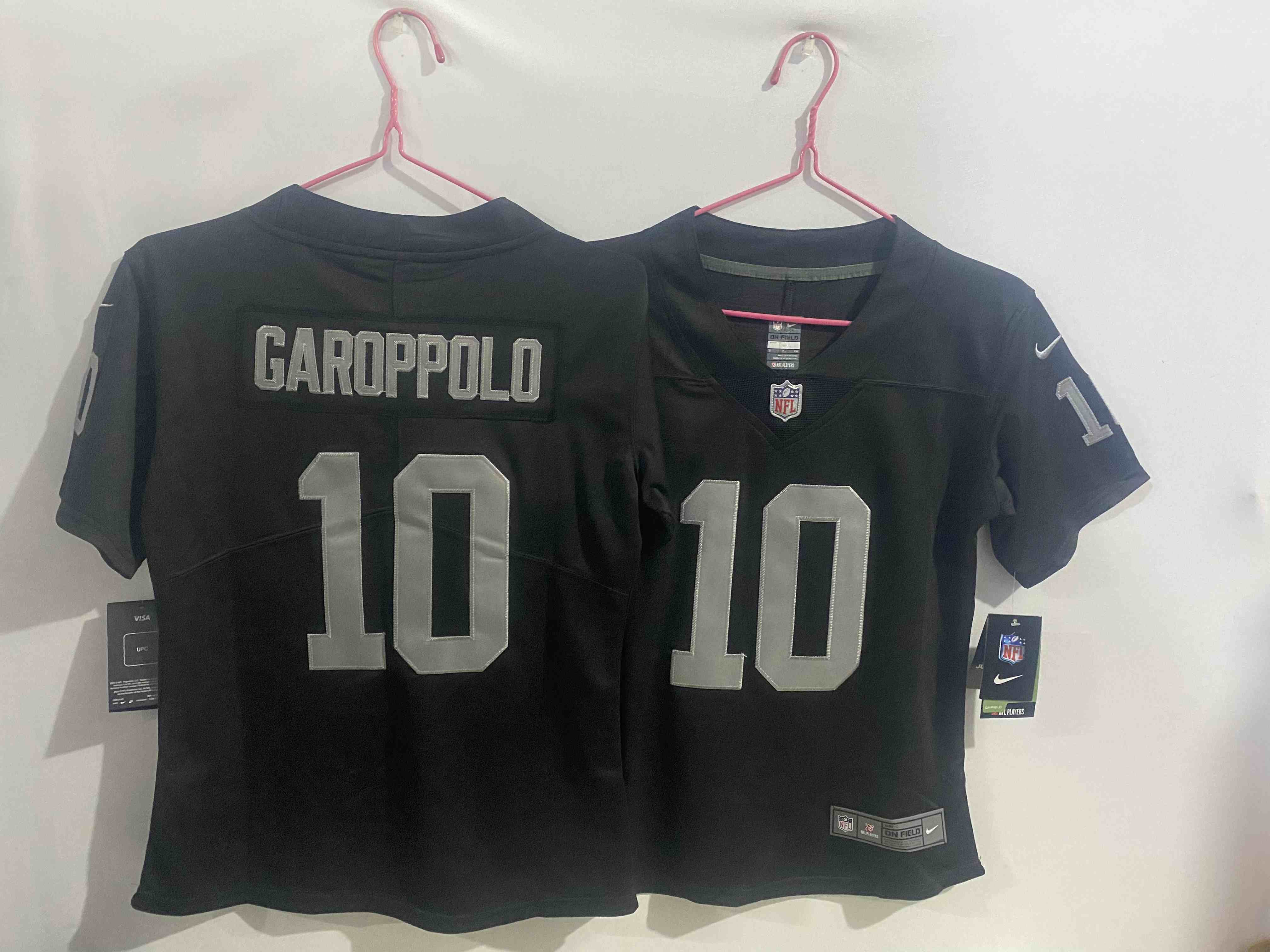Youth Las Vegas Raiders #10 Jimmy Garoppolo Black Vapor Untouchable Limited Stitched Football Jersey