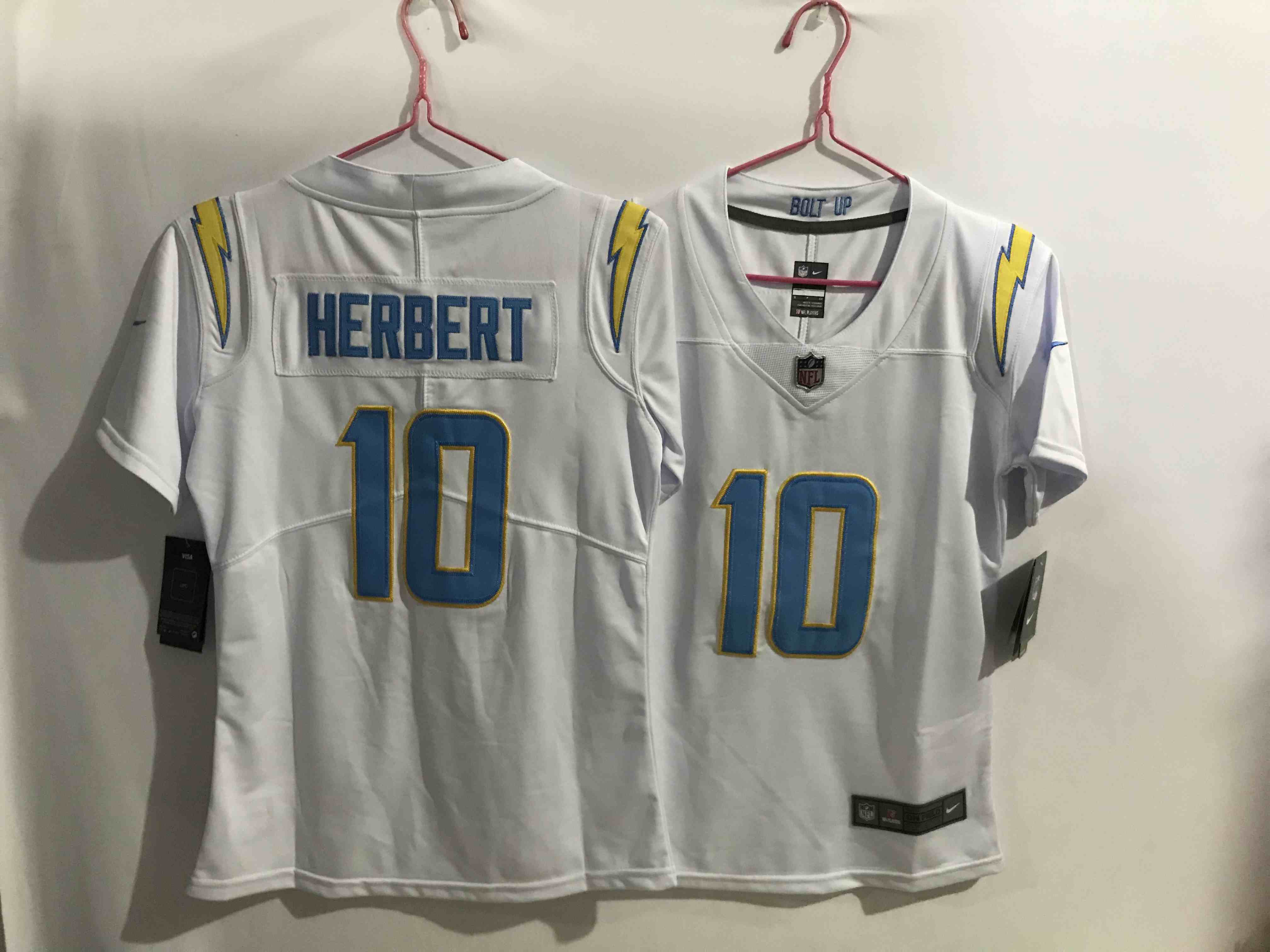 Youth Los Angeles Chargers #10 Justin Herbert White Vapor Untouchable Limited Stitched NFL Jersey
