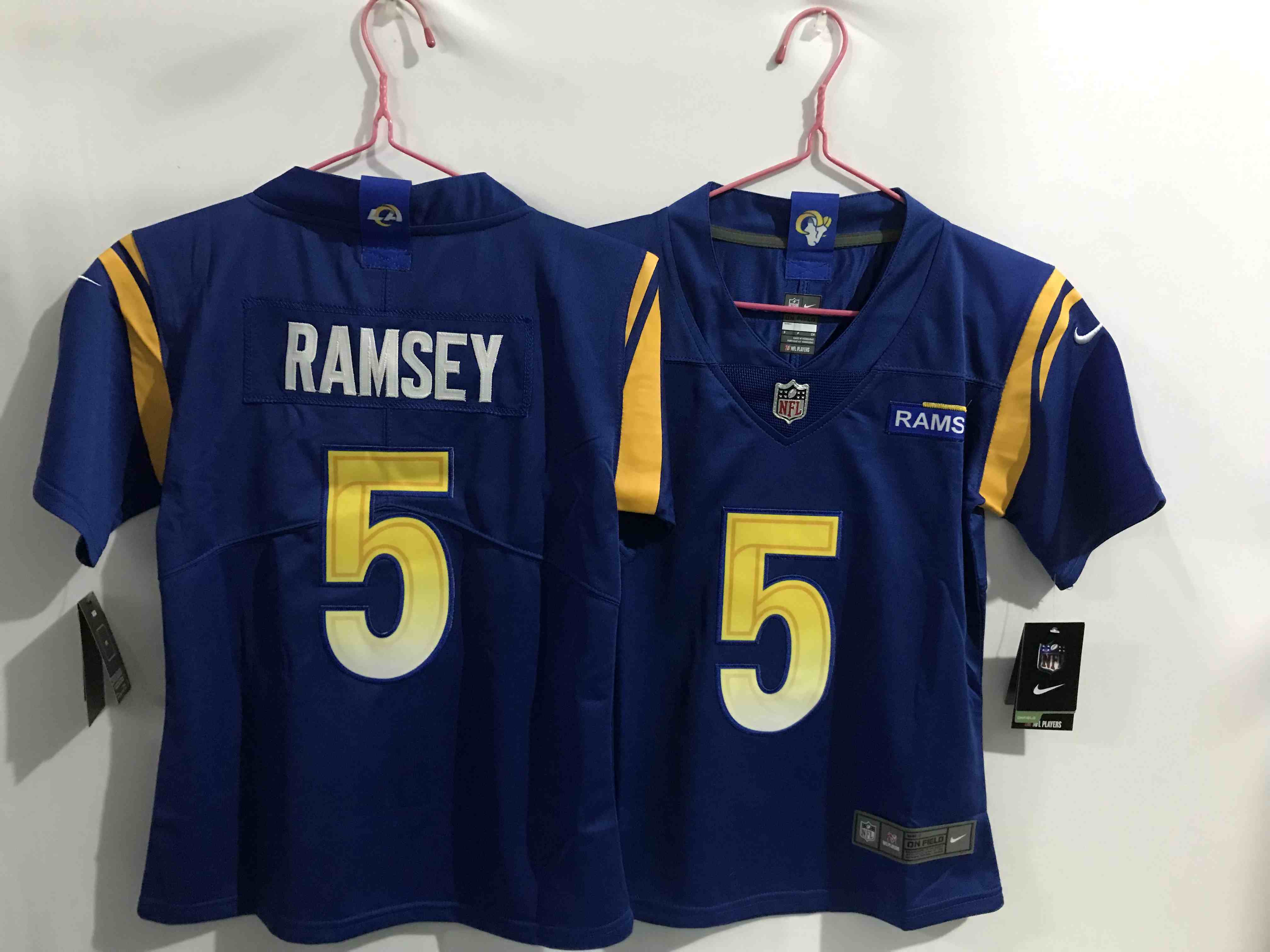 Youth  Los Angeles Rams #5 Jalen Ramsey  Royal Limited Jersey