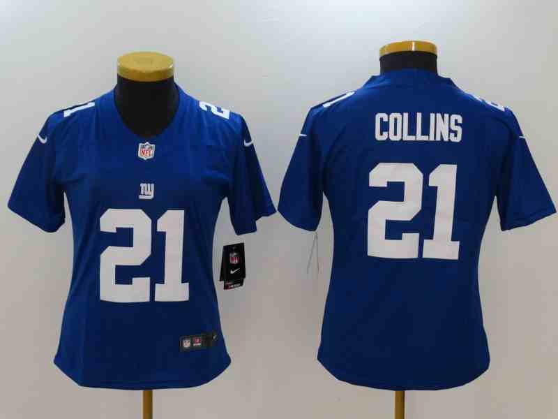 Women's New York Giants #21  Landon Collins Royal Limited Jersey