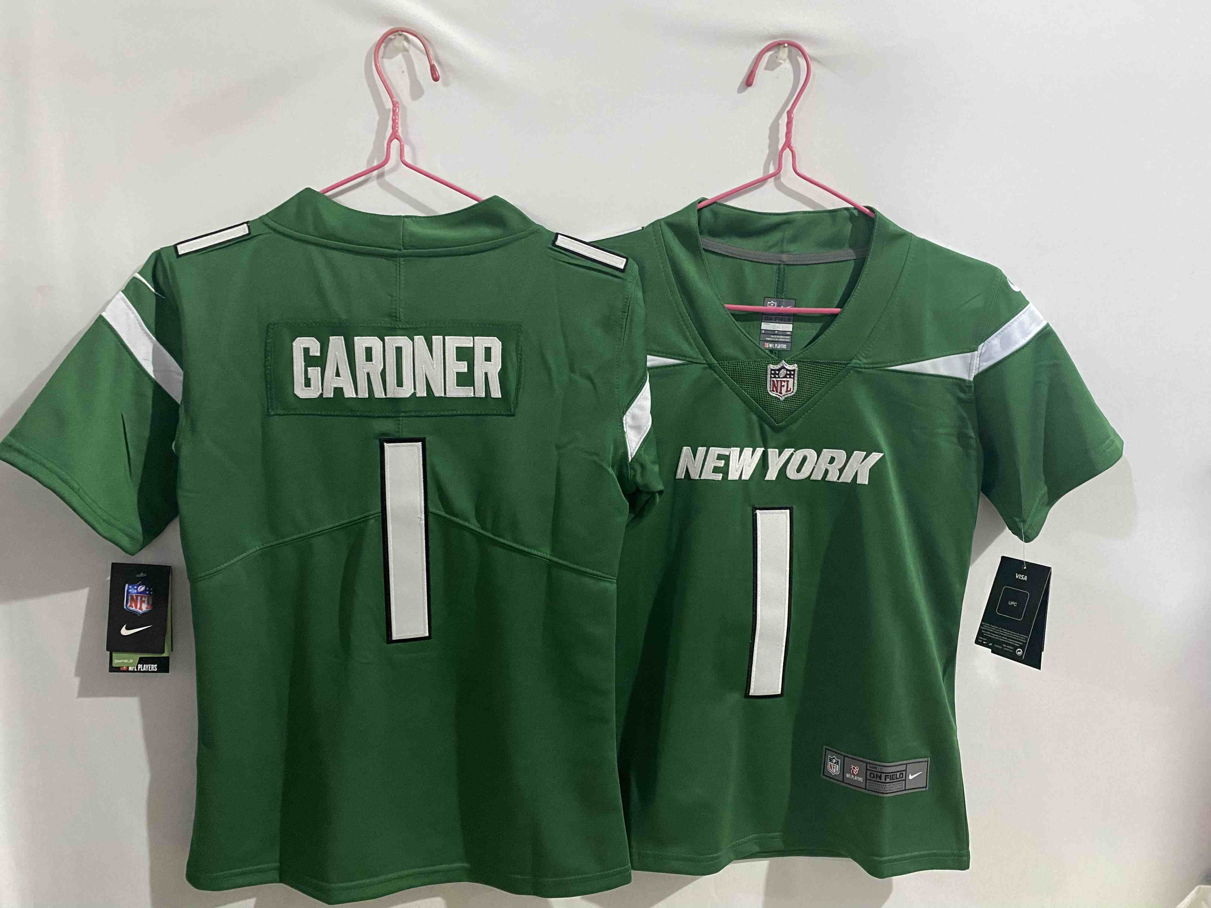 Women's New York Jets #1 Ahmad Gardner Green Vapor Untouchable Limited Stitched Jersey