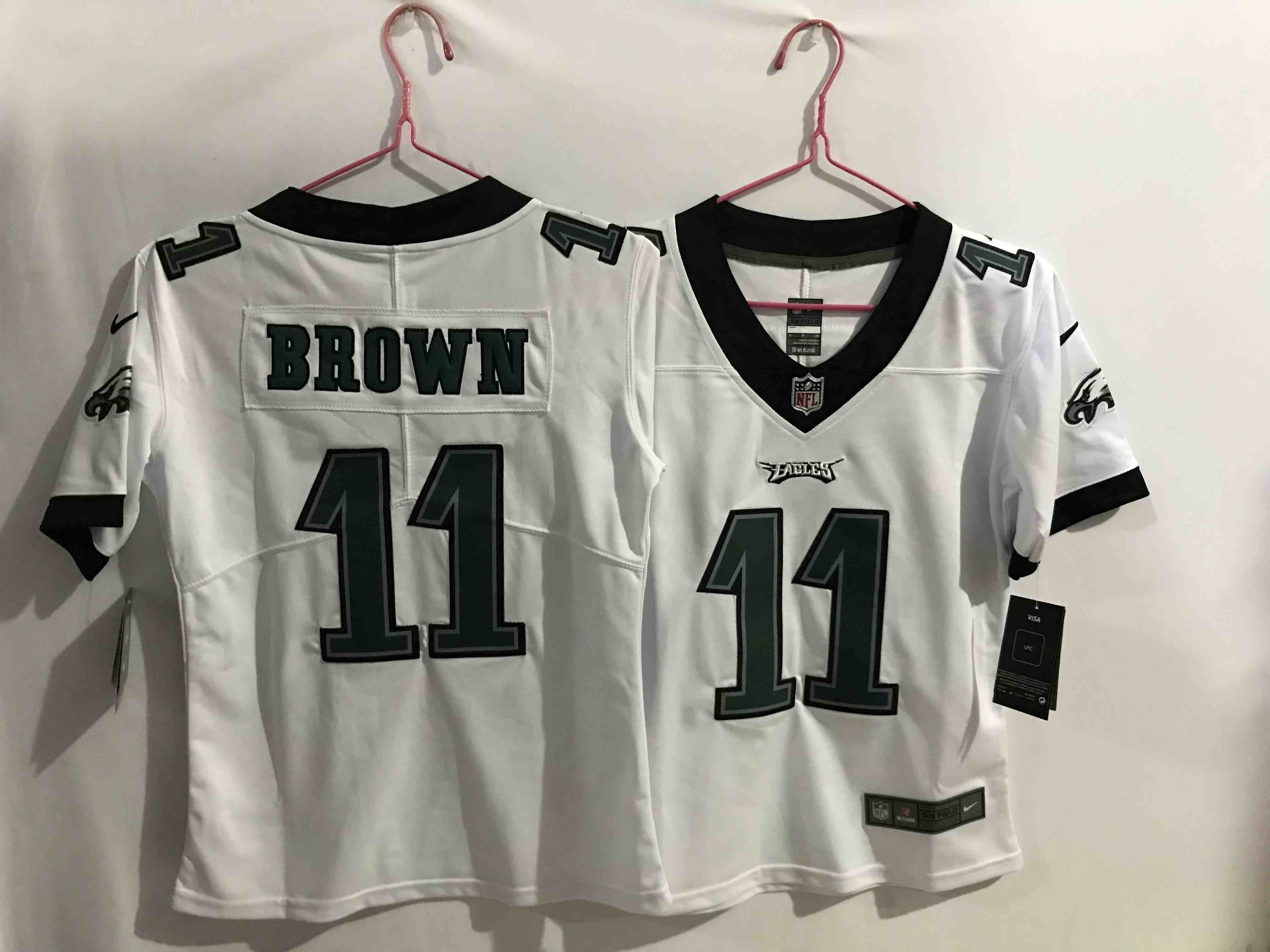 Youth Philadelphia Eagles #11 A.J. Brown White Vapor Untouchable Limited Stitched Football Jersey
