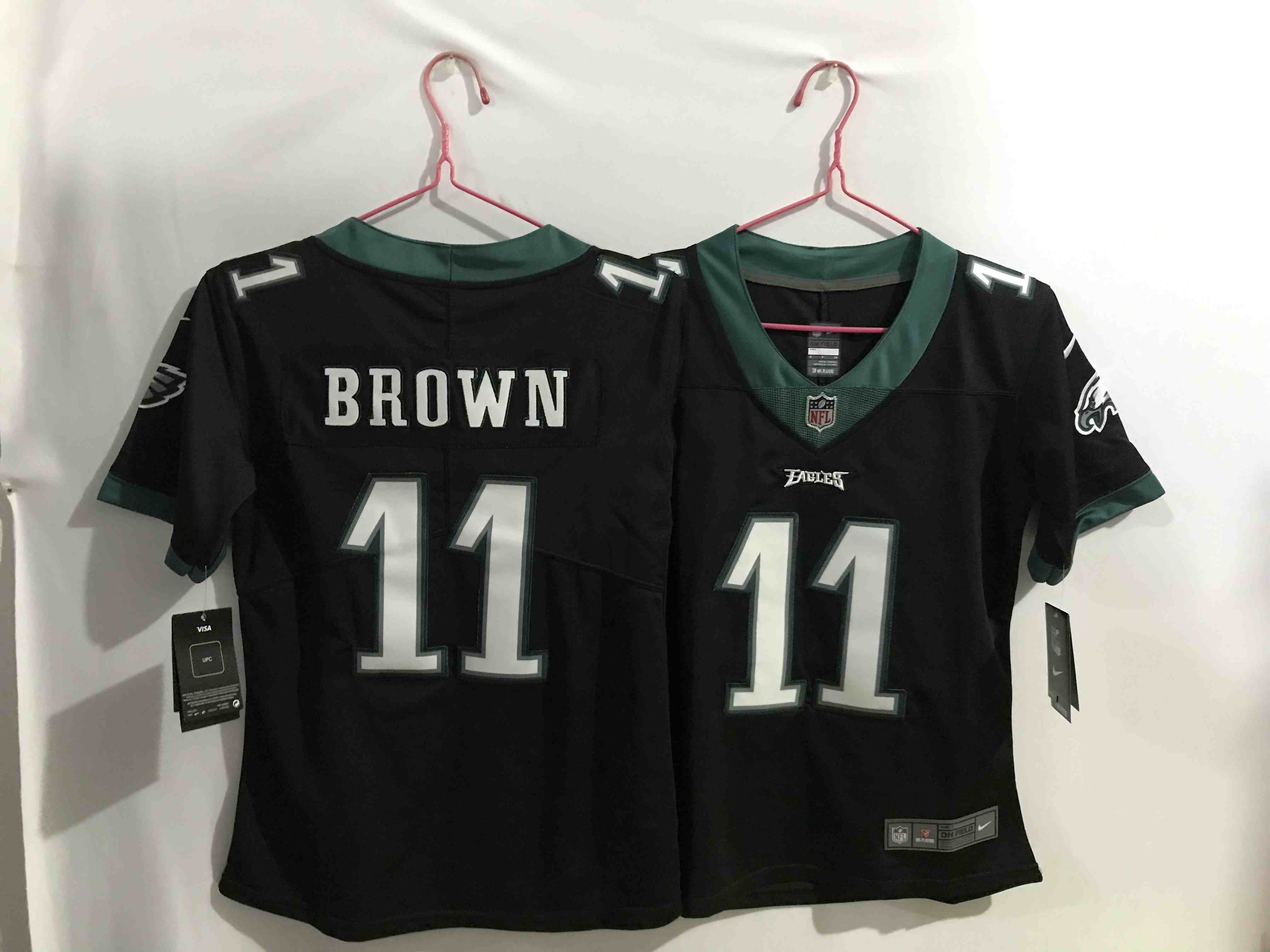 Youth Philadelphia Eagles #11 A.J. Brown Black Vapor Untouchable Limited Stitched Football Jersey
