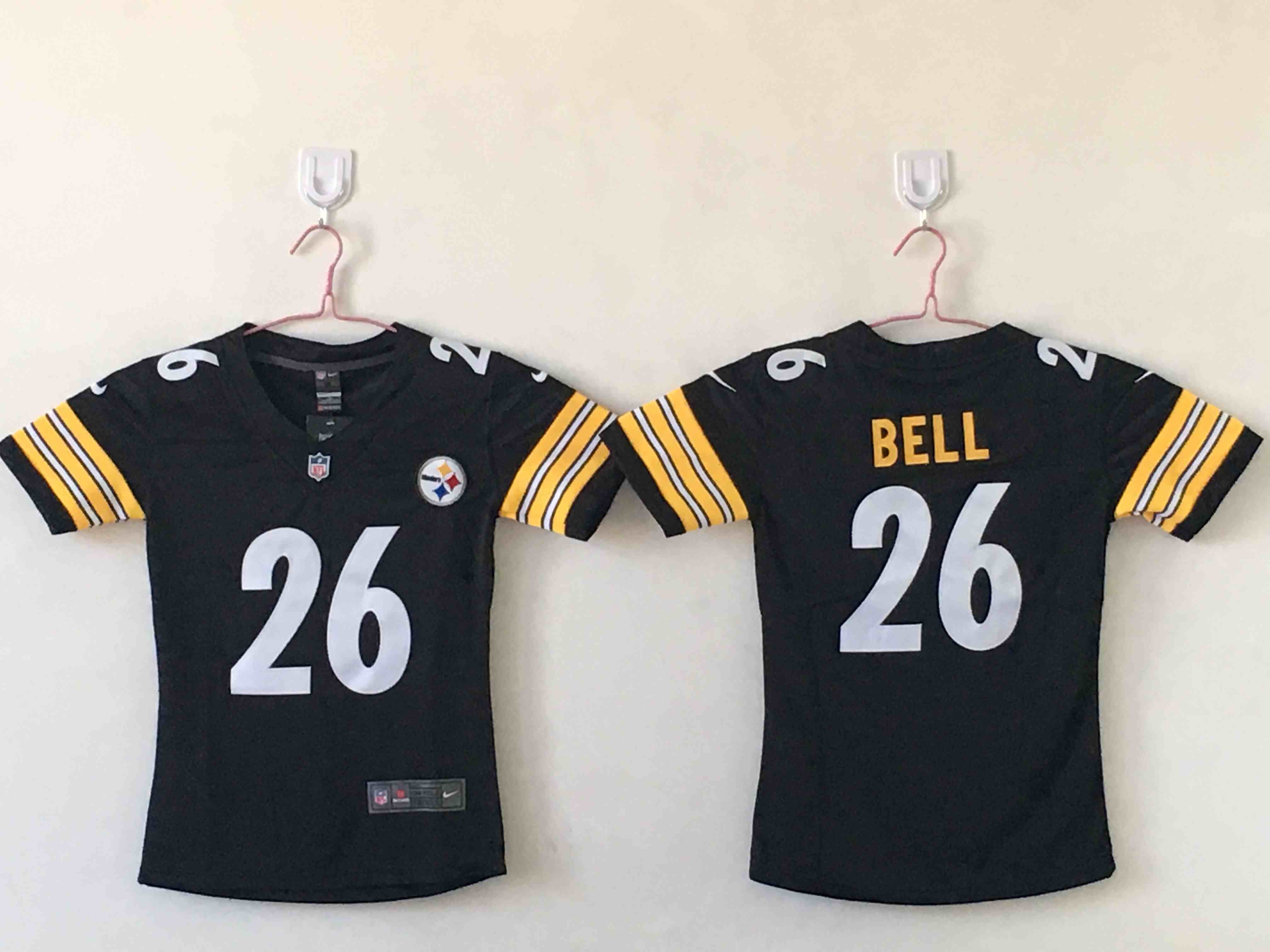 Women's Pittsburgh Steelers #26 Le'Veon Bell Black Vapor Untouchable Limited Stitched Jersey