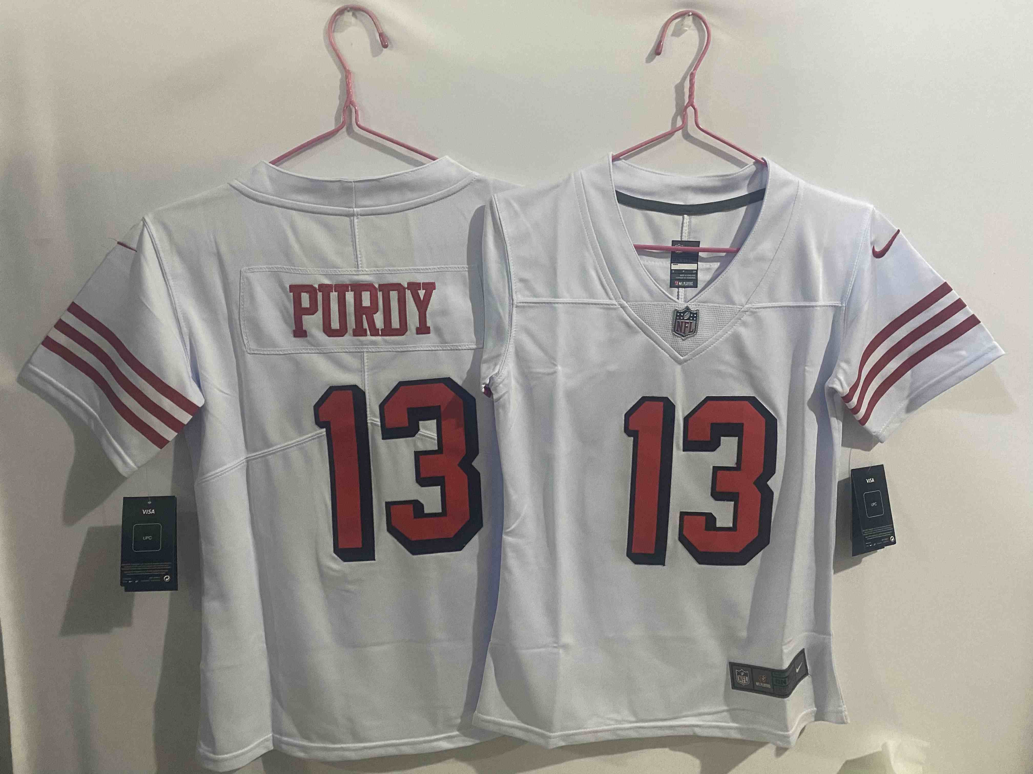 Women's San Francisco 49ers #13 Brock Purdy White Limited Jersey 2