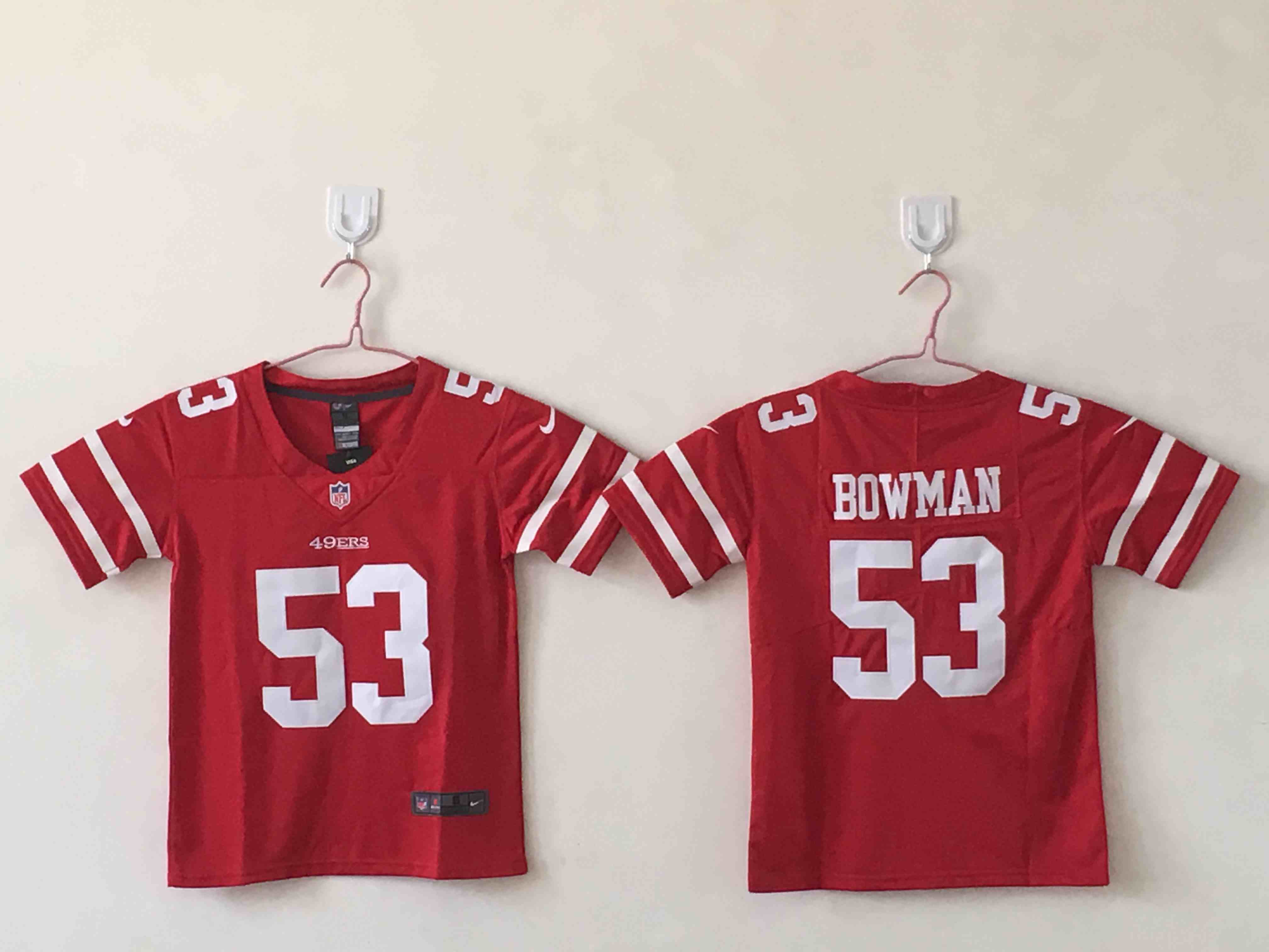 Women's San Francisco 49ers #53 NaVorro Bowman Nike Scarlet Vapor Untouchable Limited Stitched NFL Jersey