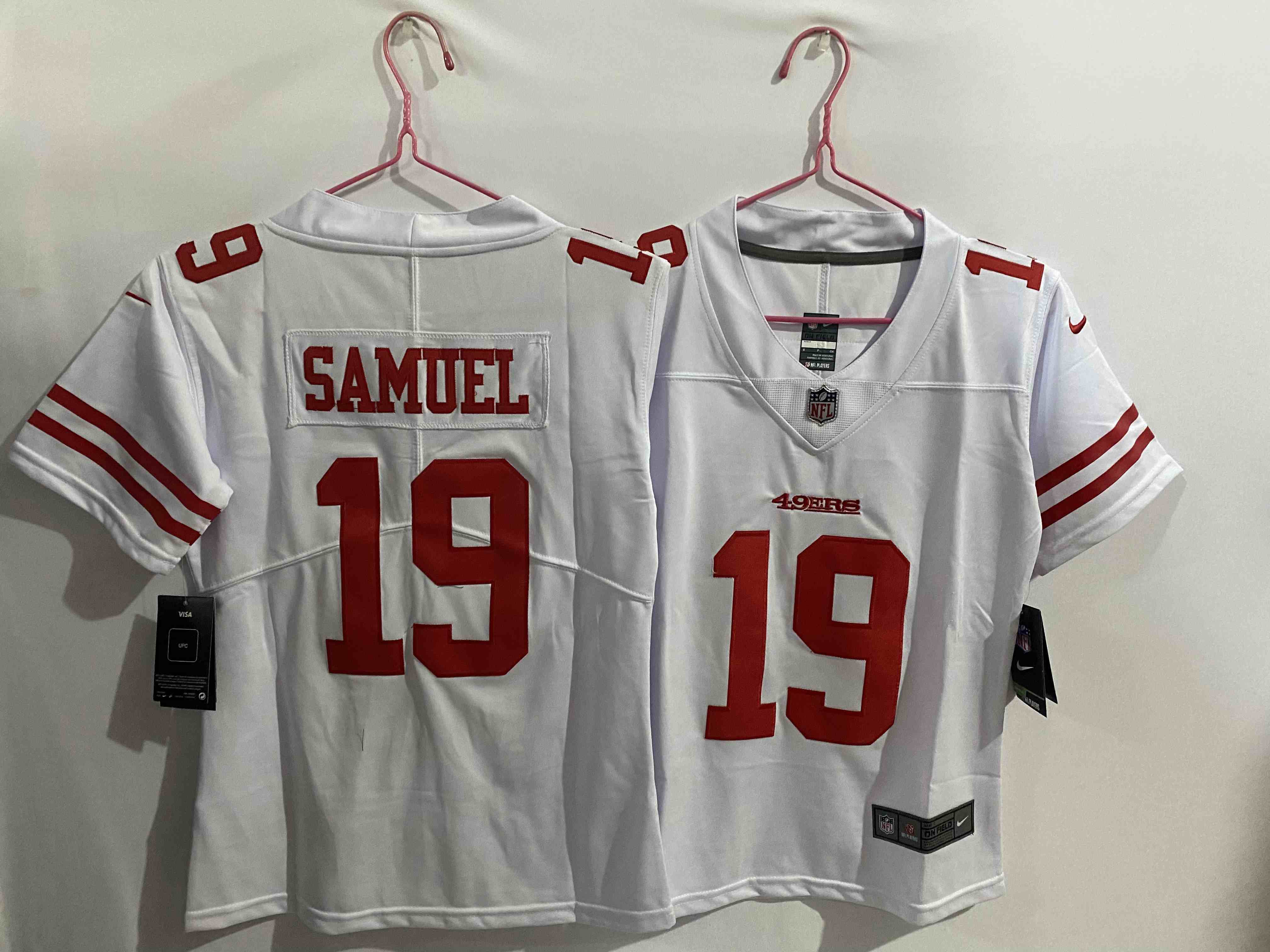 Women's San Francisco 49ers #19 Deebo Samuel White Limited Jersey