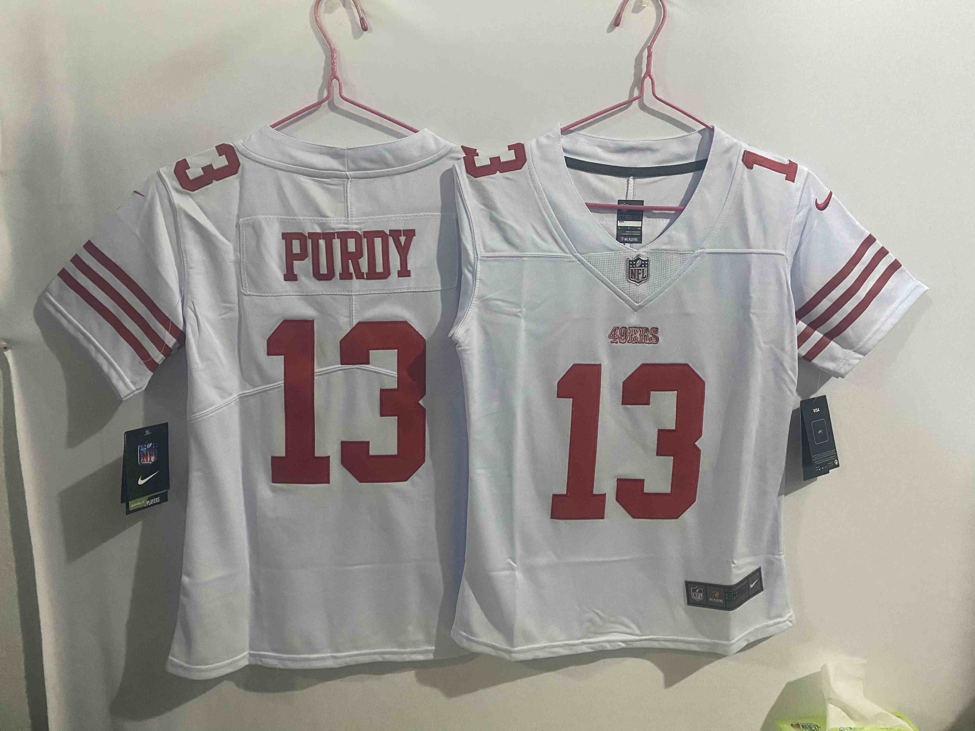 Women's San Francisco 49ers #13 Brock Purdy White Limited Jersey