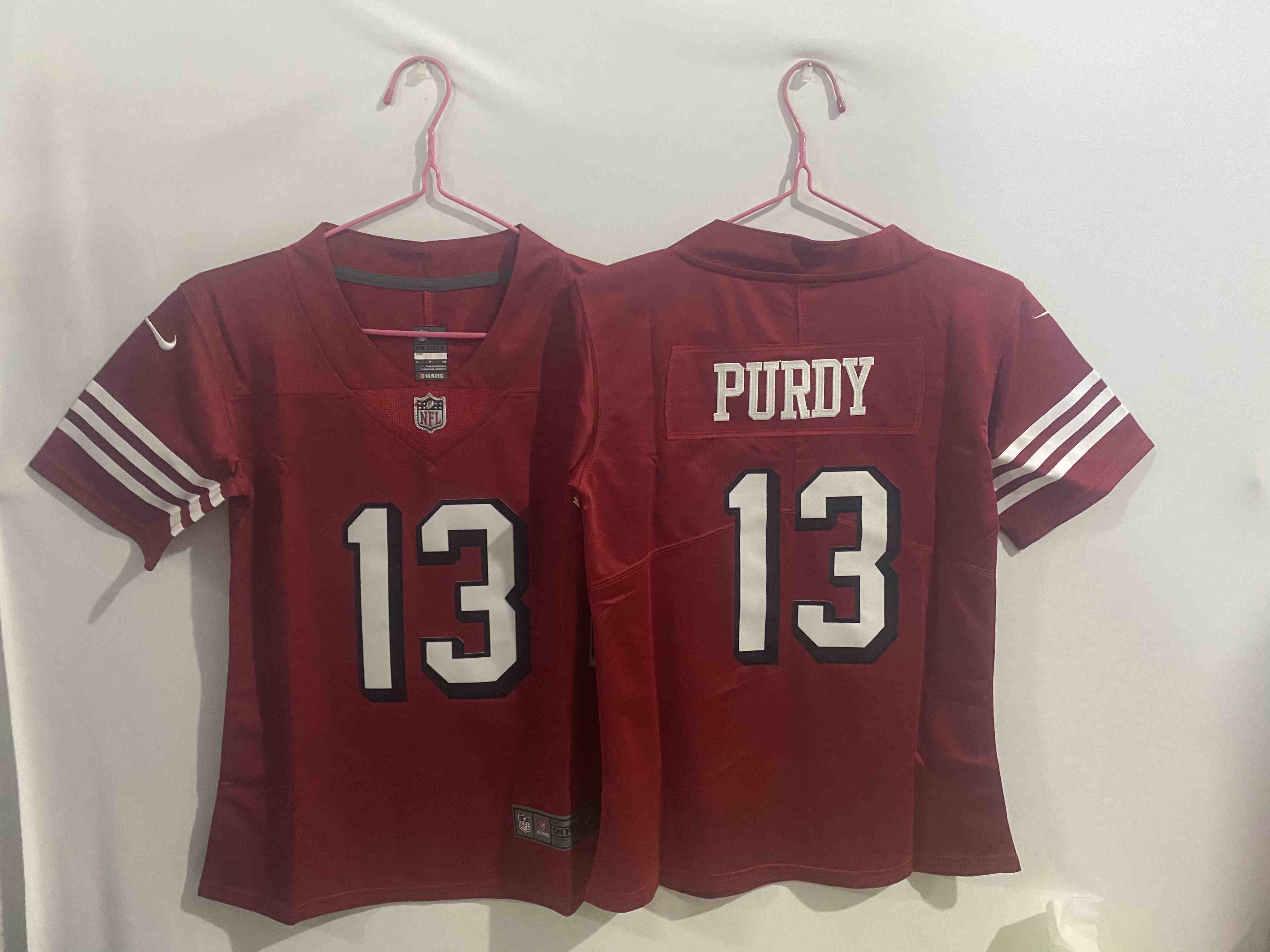 Women's San Francisco 49ers #13 Brock Purdy red Limited Jersey 2