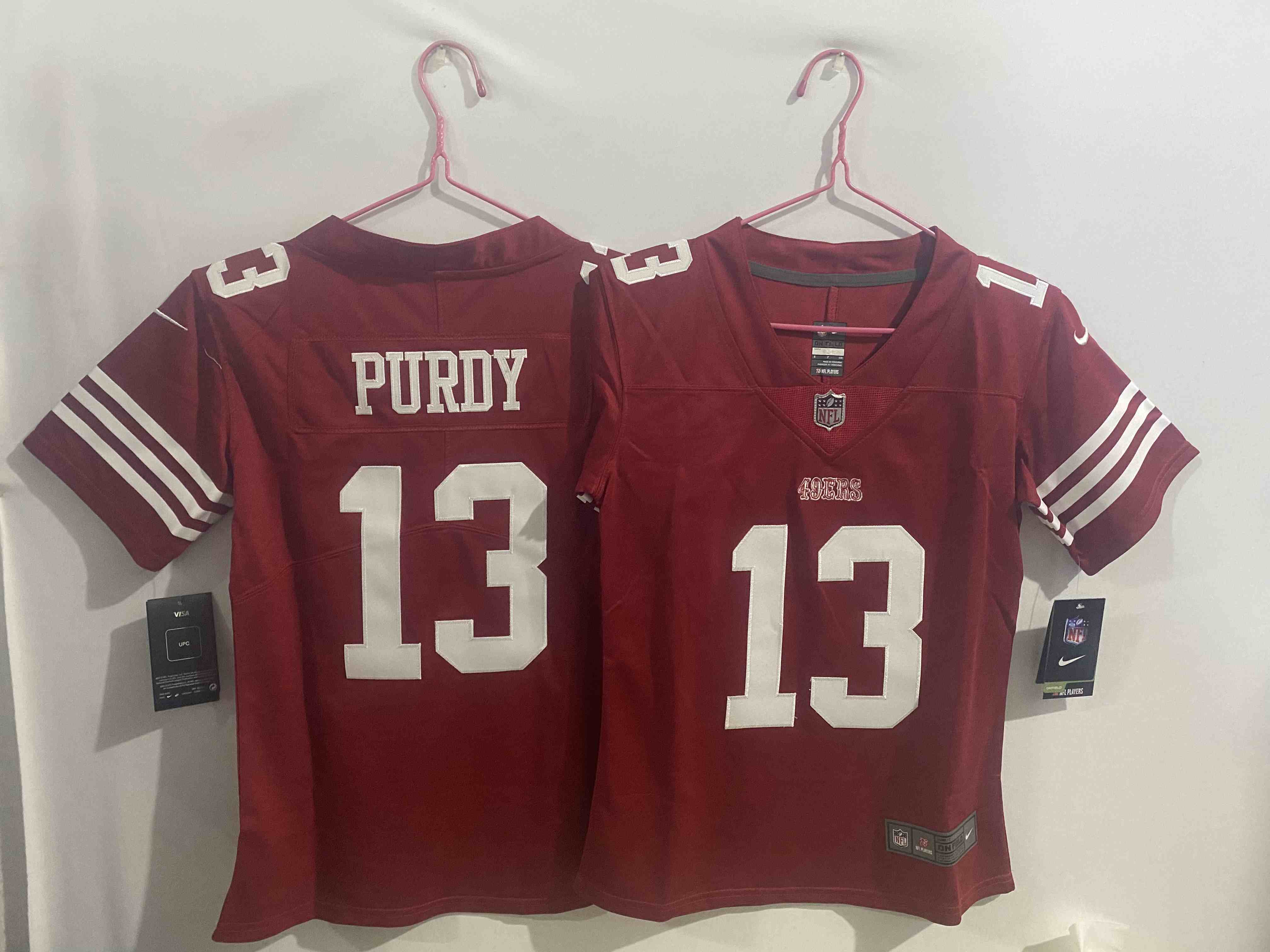 Women's San Francisco 49ers #13 Brock Purdy red Limited Jersey