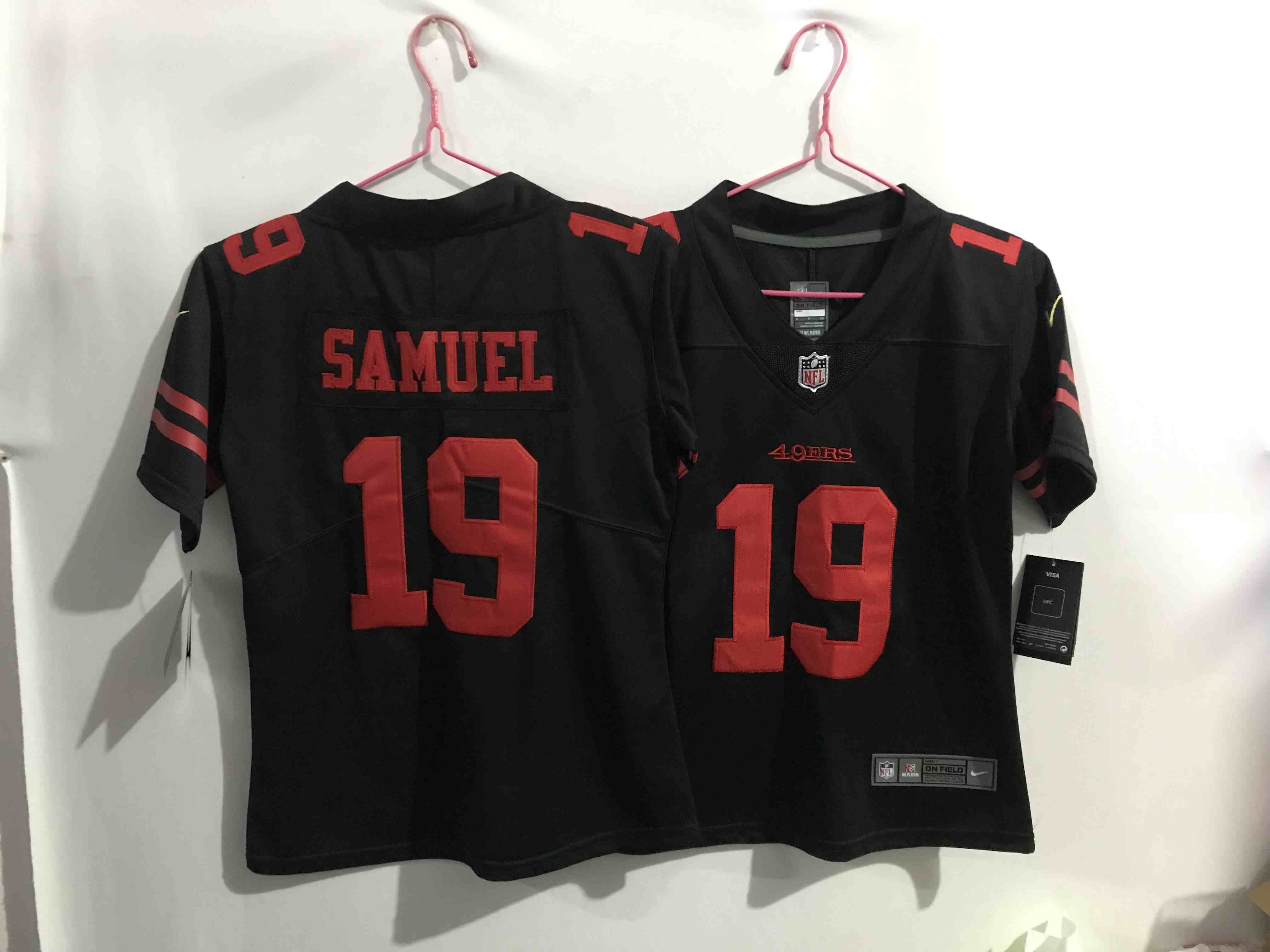 Women's San Francisco 49ers #19 Deebo Samuel Black Limited Jersey