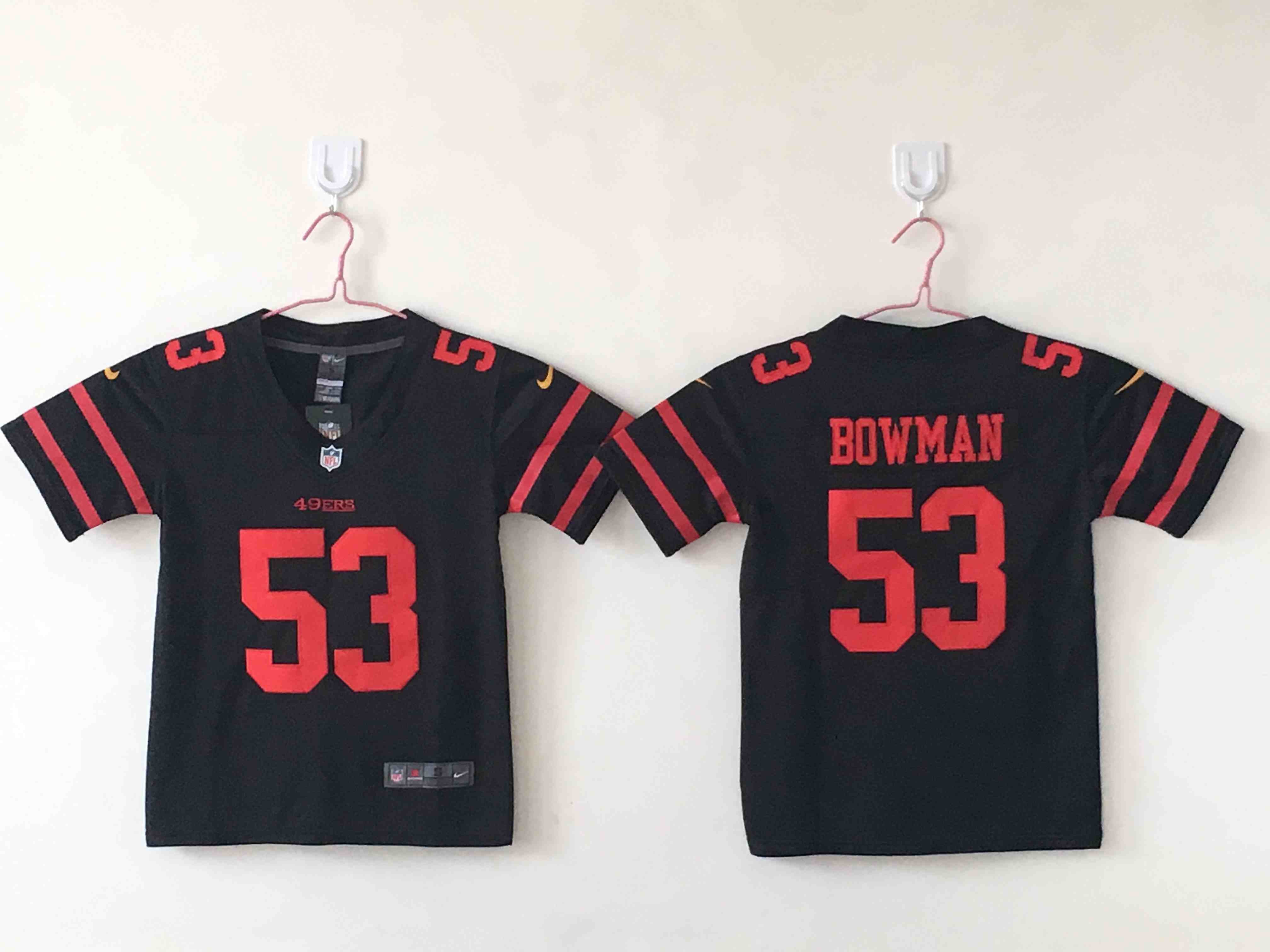 Youth San Francisco 49ers #53 NaVorro Bowman Nike Black Vapor Untouchable Limited Stitched NFL Jersey