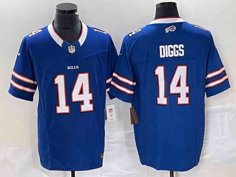 Men's Buffalo Bills #14 Stefon Diggs Blue 2023 F.U.S.E. Vapor Untouchable Limited Stitched Jersey