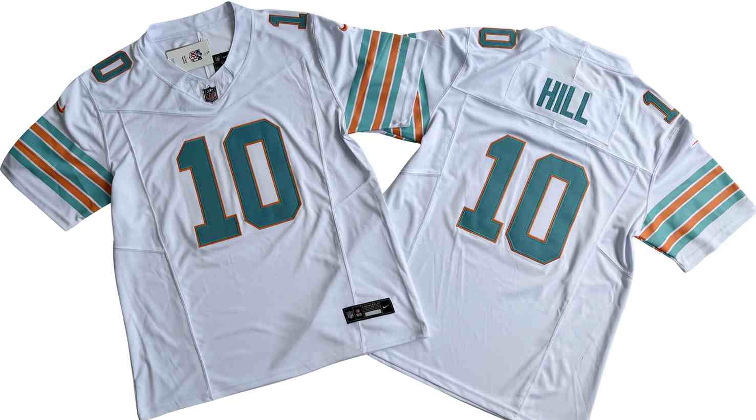 Men's Miami Dolphins #10 Tyreek Hill  White  F.U.S.E. Throwback Vapor Untouchable Limited Stitched Jersey