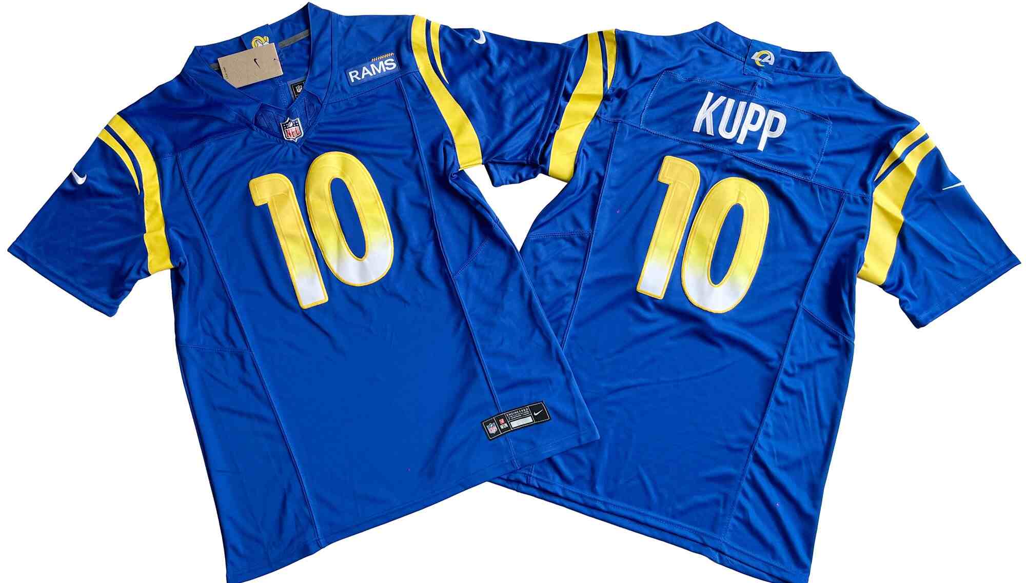 Men's Los Angeles Rams #10  Cooper Kupp Blue F.U.S.E. Vapor Untouchable Football Stitched Jersey