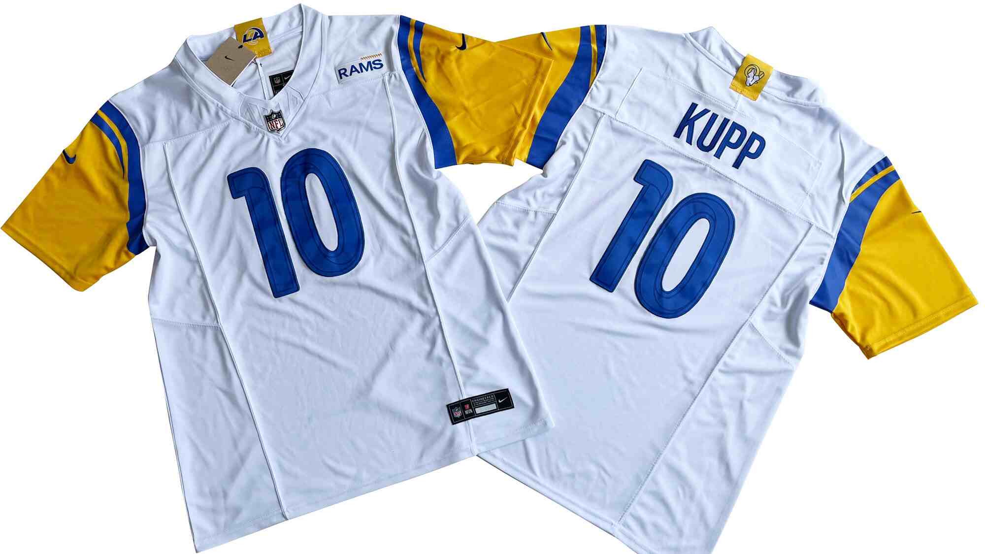 Men's Los Angeles Rams #10  Cooper Kupp White F.U.S.E. Vapor Untouchable Football Stitched Jersey