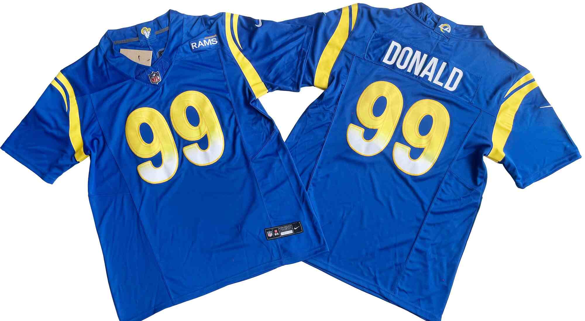 Men's Los Angeles Rams #99 Aaron Donald Blue F.U.S.E. Vapor Untouchable Football Stitched Jersey