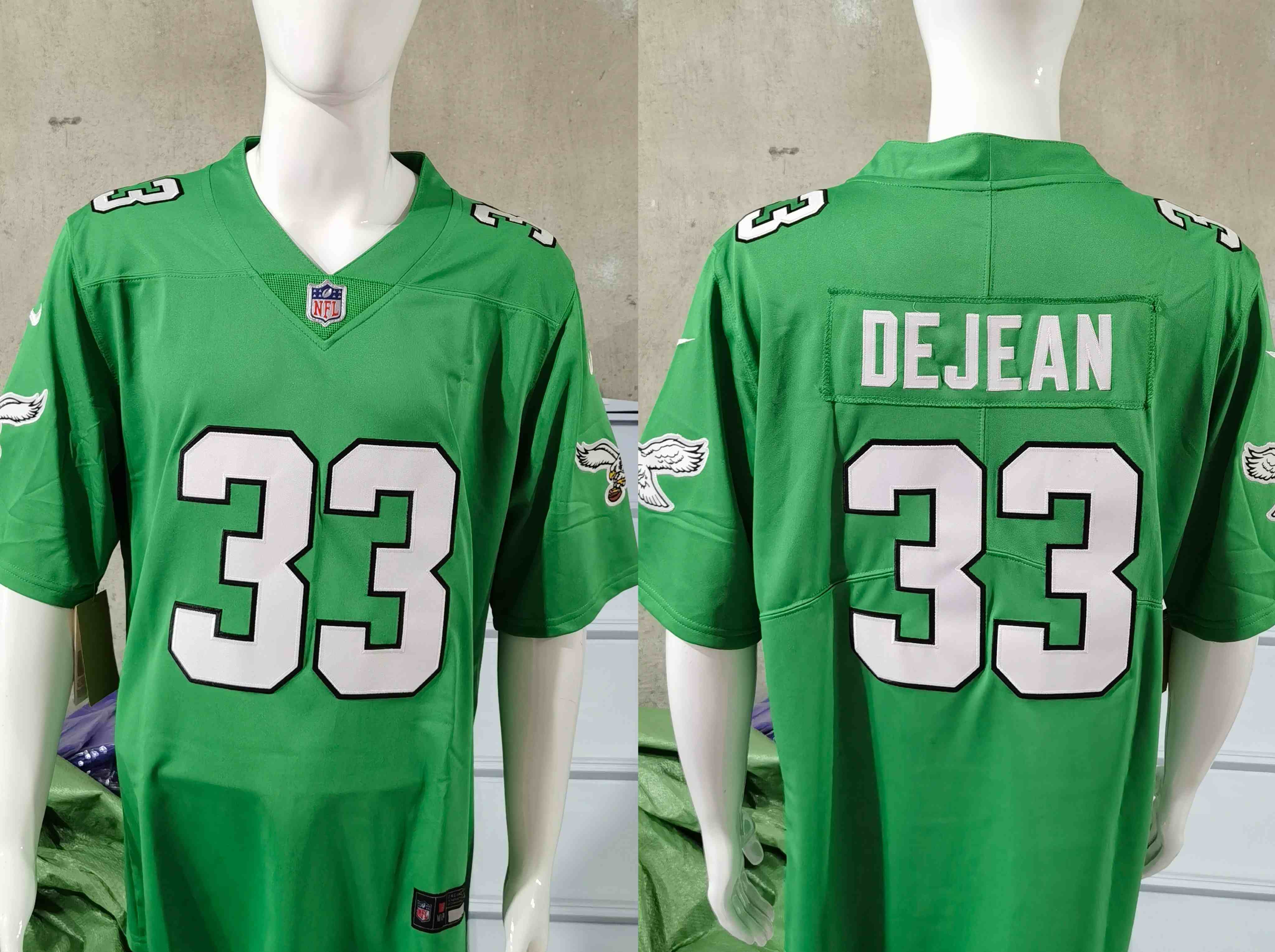 Men's Philadelphia Eagles #33 Cooper DeJean Green Vapor Untouchable Limited Football Stitched Jersey