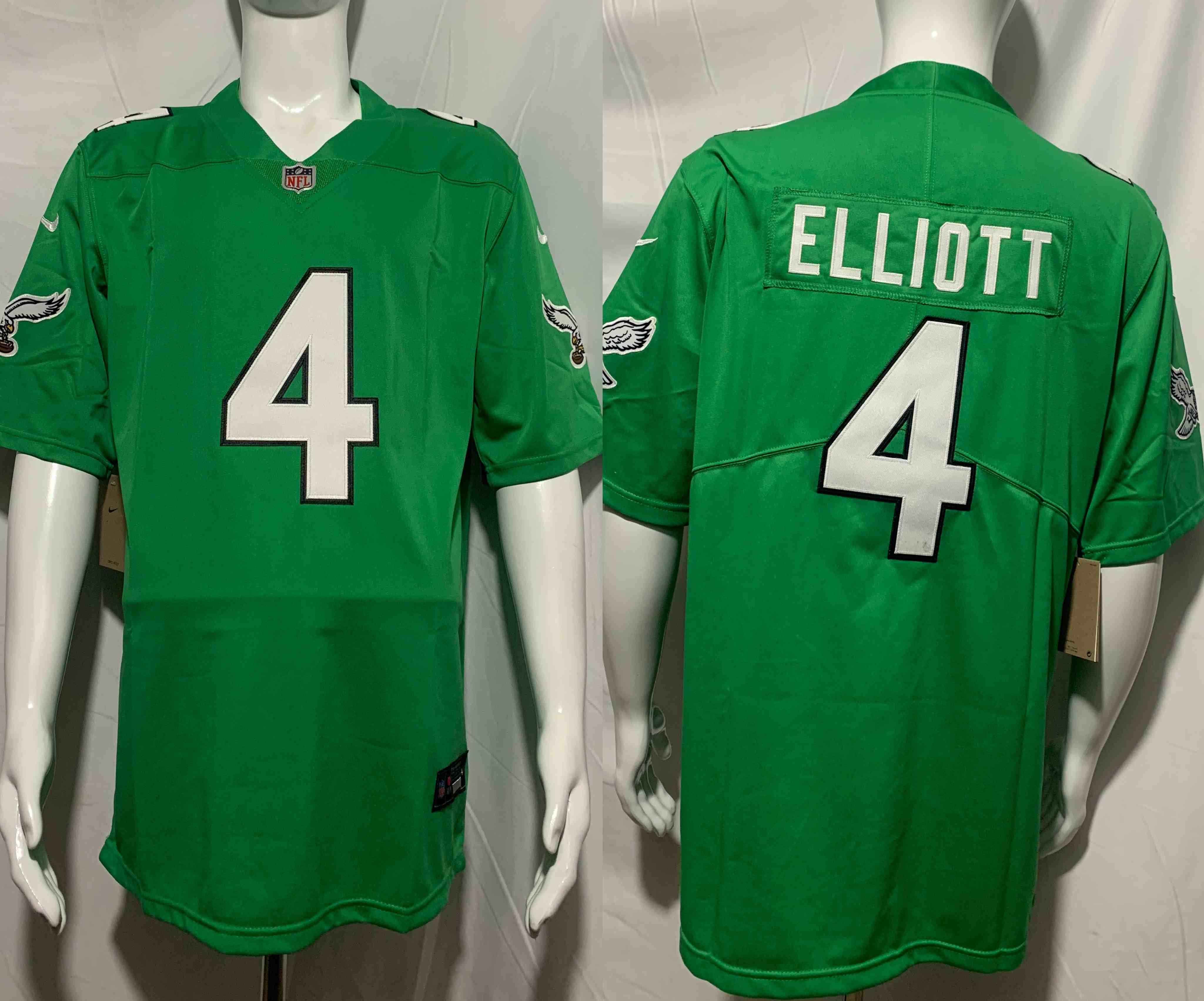 Men's Philadelphia Eagles #4 Jake Elliott Green Vapor Untouchable Limited Football Stitched Jersey