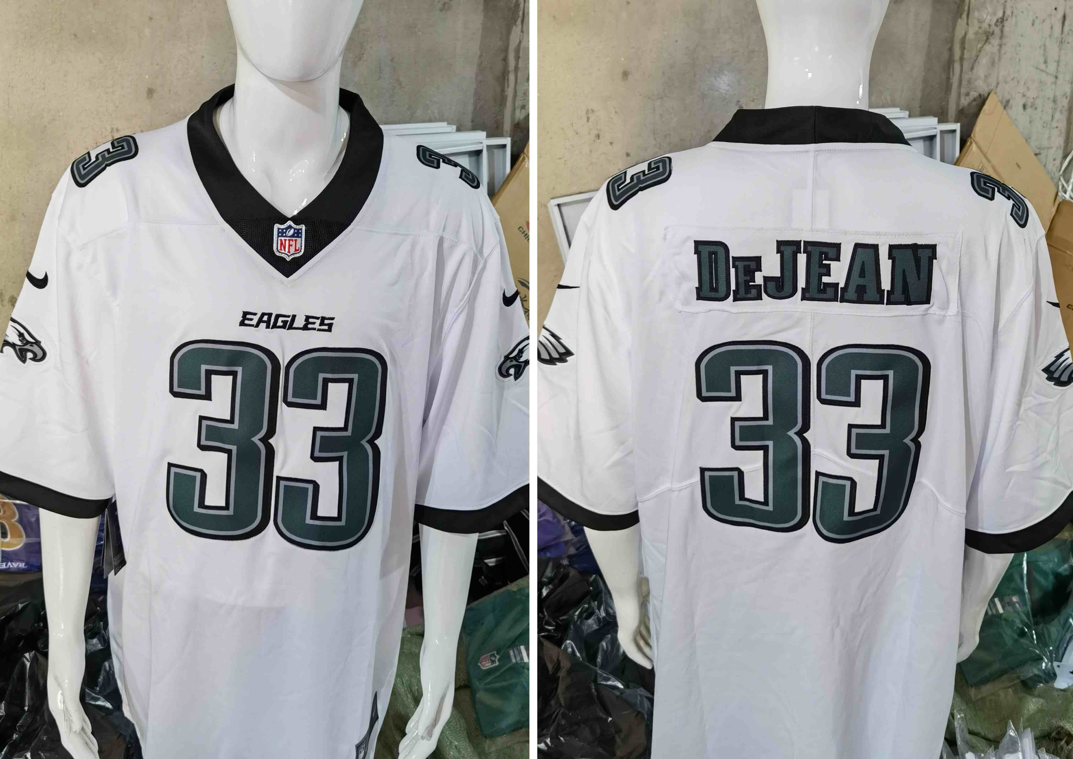 Men's Philadelphia Eagles #33 Cooper DeJean White Vapor Untouchable Limited Football Stitched Jersey