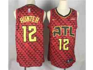 Atlanta Hawks #12 De'Andre Hunter Red Swingman Jersey