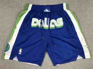Dallas Mavericks Dallas Blue City Edition Basketball Shorts