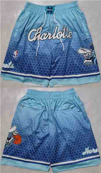 Men's Charlotte Hornets TealBlue Shorts