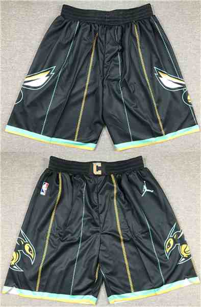 Men's Charlotte Hornets 202223 Black City Edition Shorts