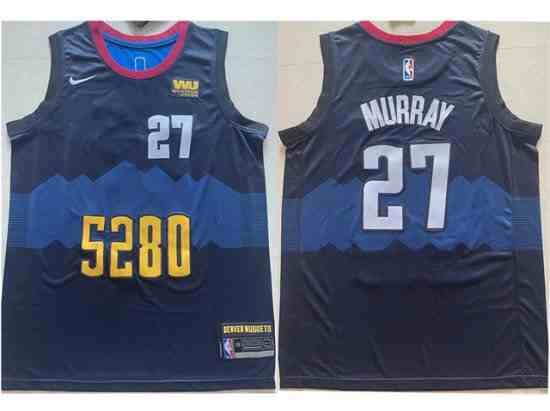 Denver Nuggets #27 Jamal Murray 2023-24 Black City Edition Swingman Jersey