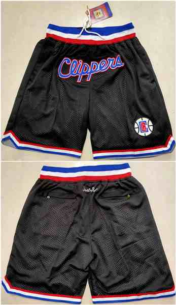 Men's Los Angeles Clippers Black Shorts