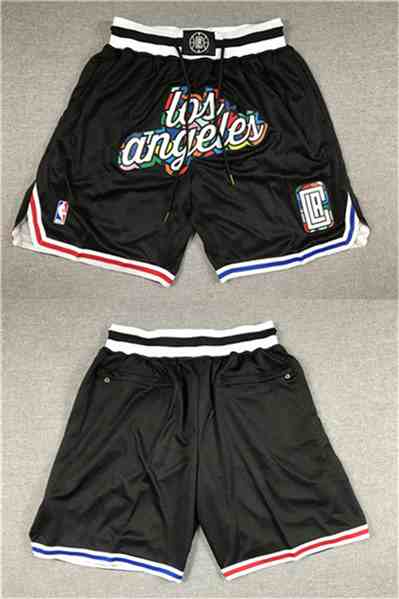 Men's Los Angeles Clippers 2022 23 Black City Edition Shorts