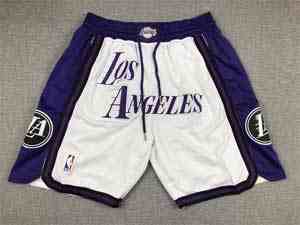 Mens Nba Los Angeles Lakers White 2023 City Edition Pockets Shorts
