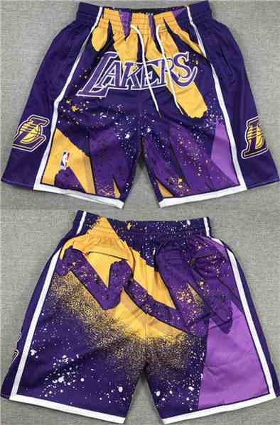 Los Angeles Lakers Purple  Shorts