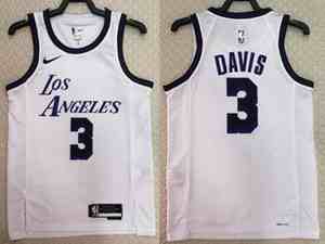 Mens Nba Los Angeles Lakers #3 Anthony Davis White 2023 City Edition Swingman Nike Jersey