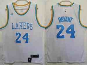 Mens 2022-23 Nba Los Angeles Lakers #24 Kobe Bryant White Mitchell & Ness Swingman Nike Jersey
