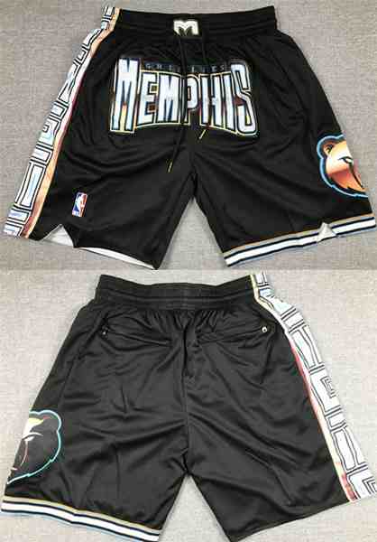 Men's Memphis Grizzlies City Edition Black Shorts