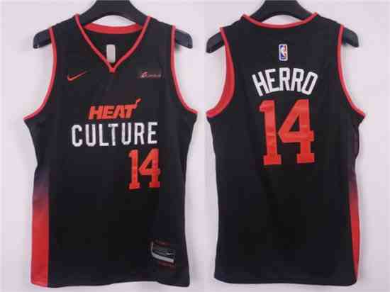 Miami Heat #14 Tyler Herro 2023-24 Black City Edition Swingman Jersey