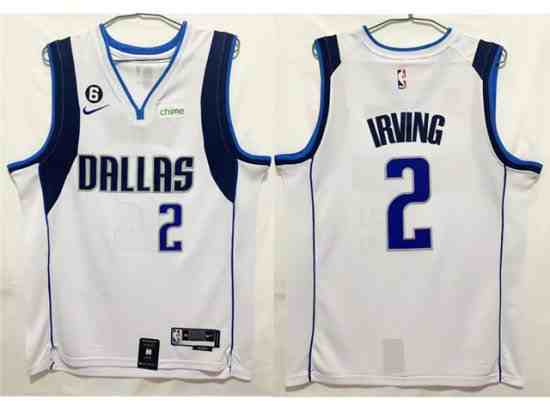 Dallas Mavericks #2 Kyrie Irving White Swingman Jersey